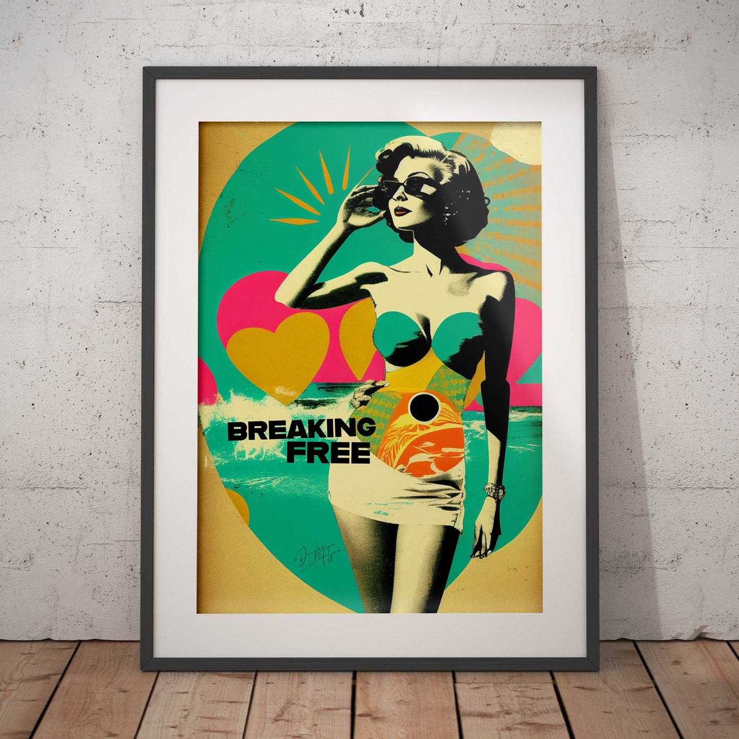 »Breaking Free«retro poster