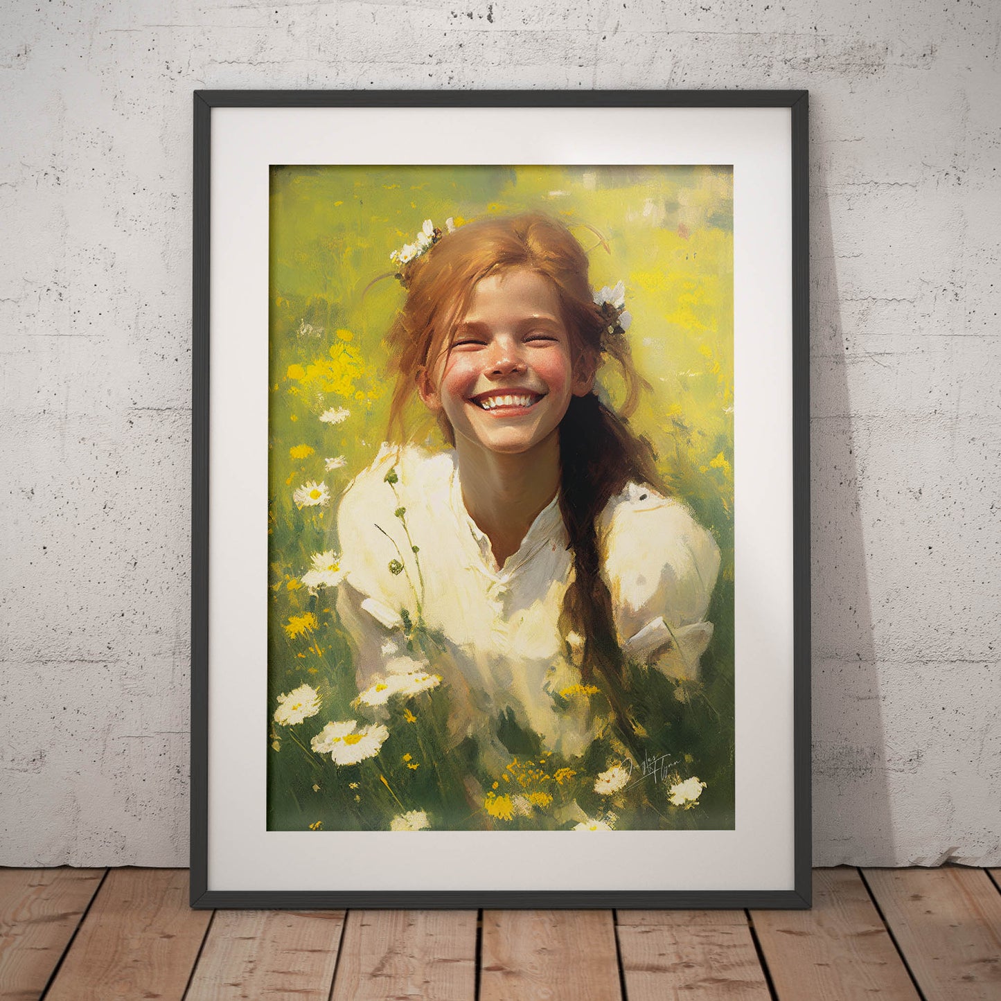 »Isabella, Birthday-girl« retro poster