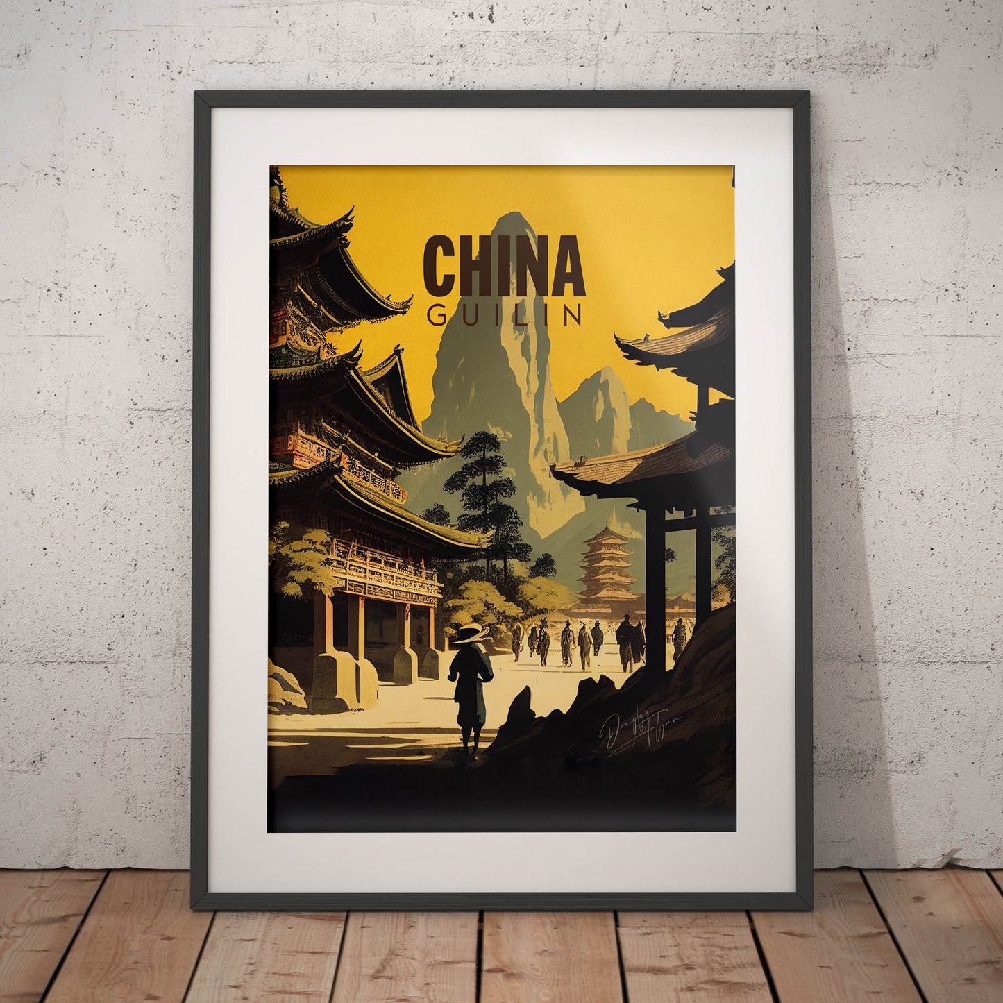 »China, travel poster no 1« retro poster