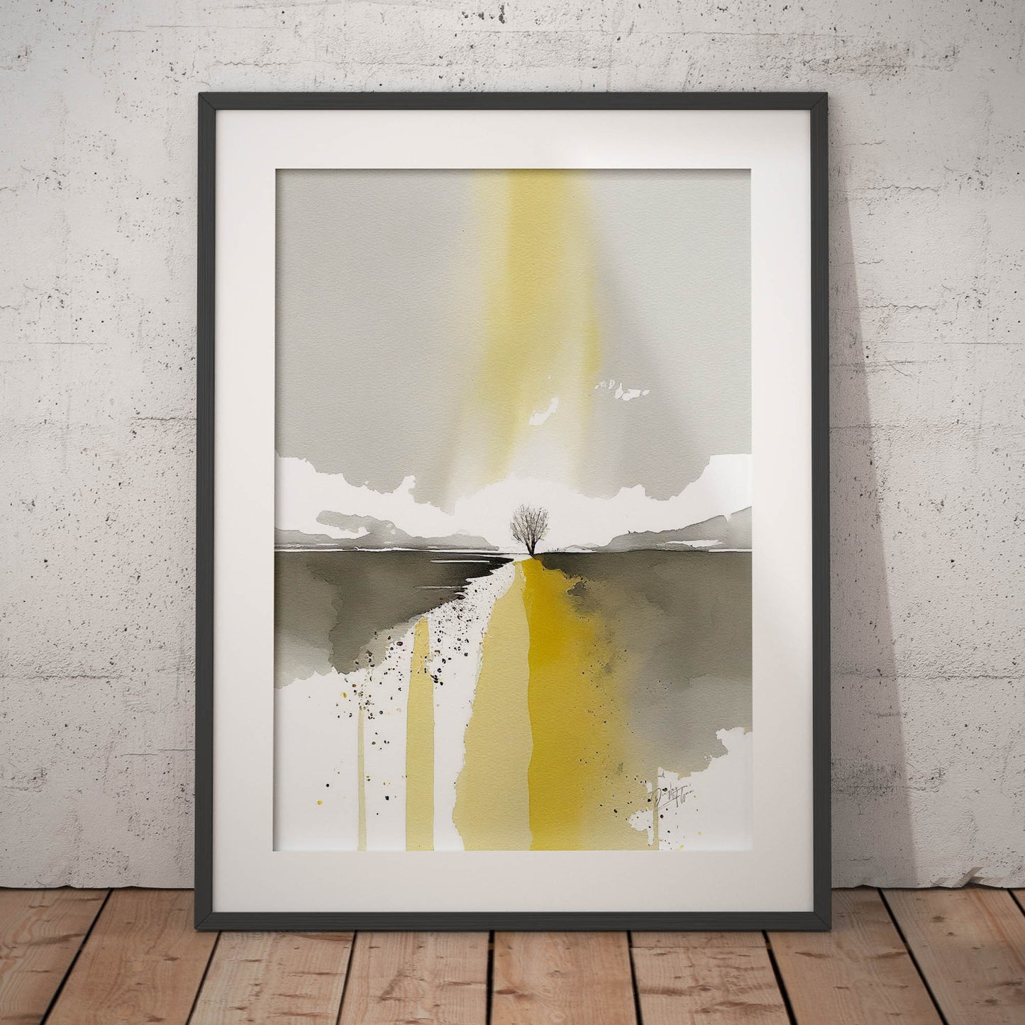 »After the Rain« retro poster