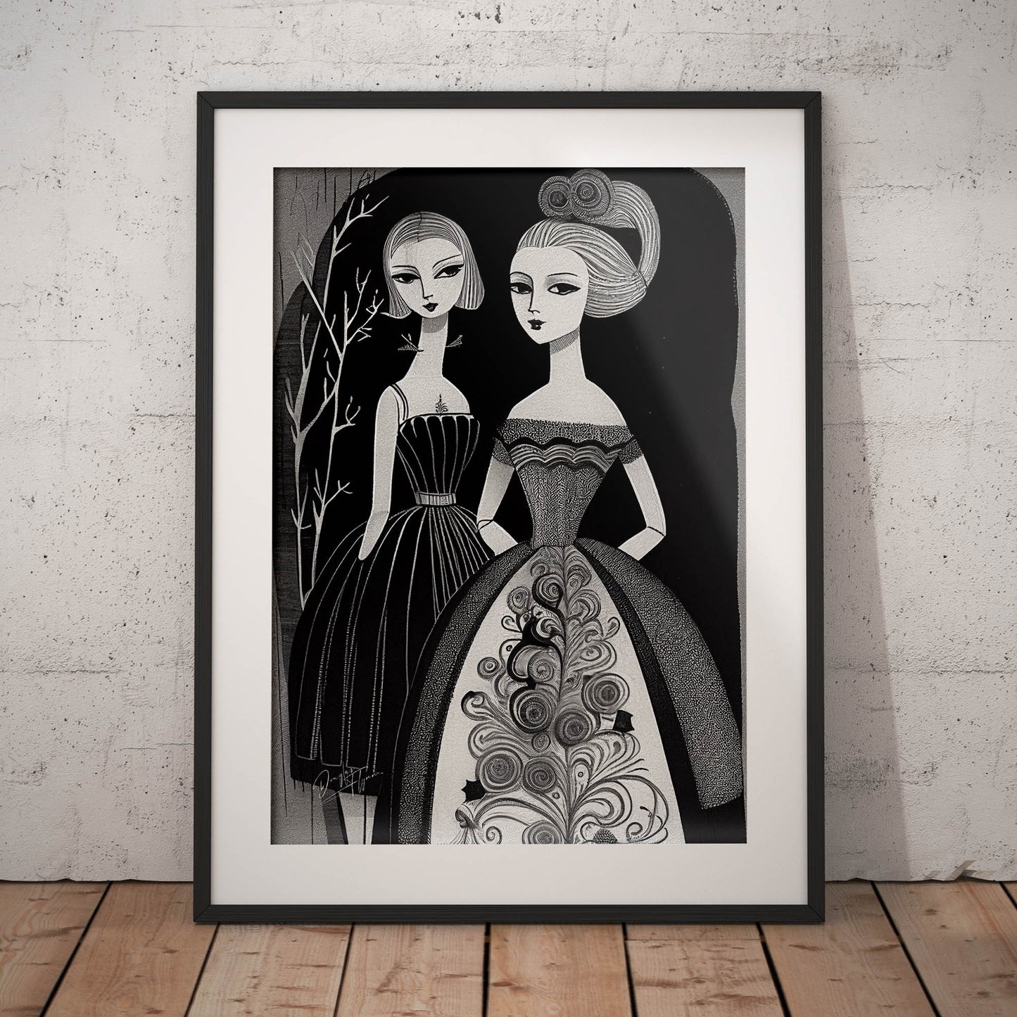 »Angelica And Me« retro poster