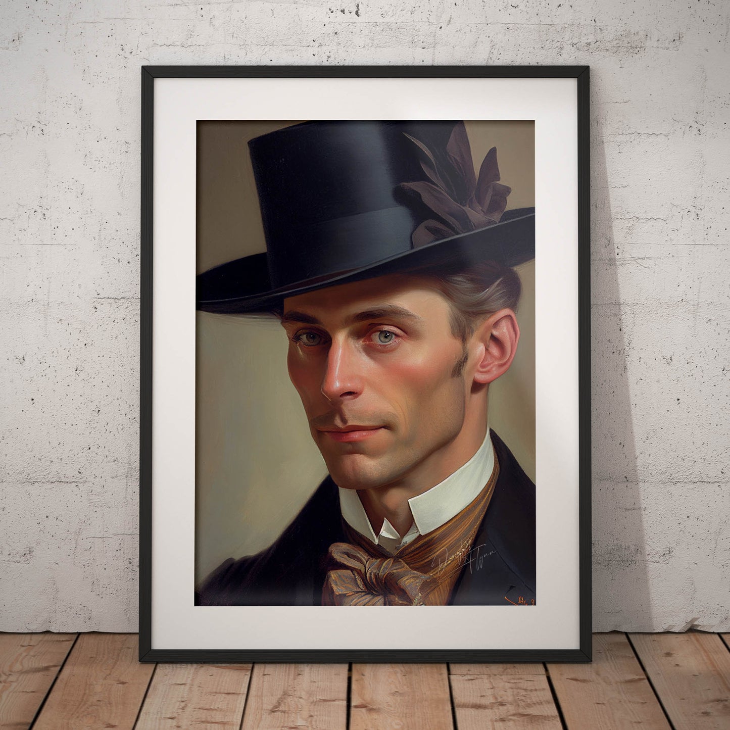 »Fashionable Gent«retro poster