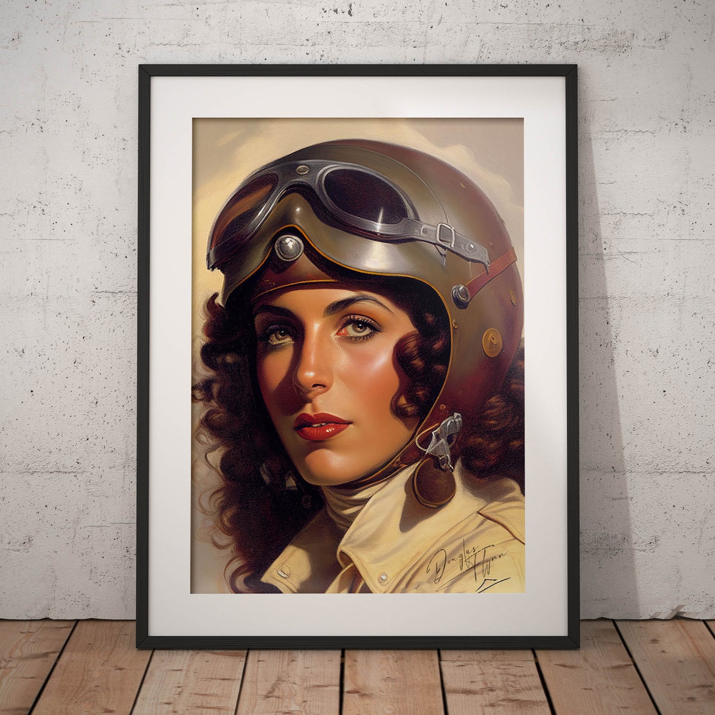 »Touch, touch and go« retro poster
