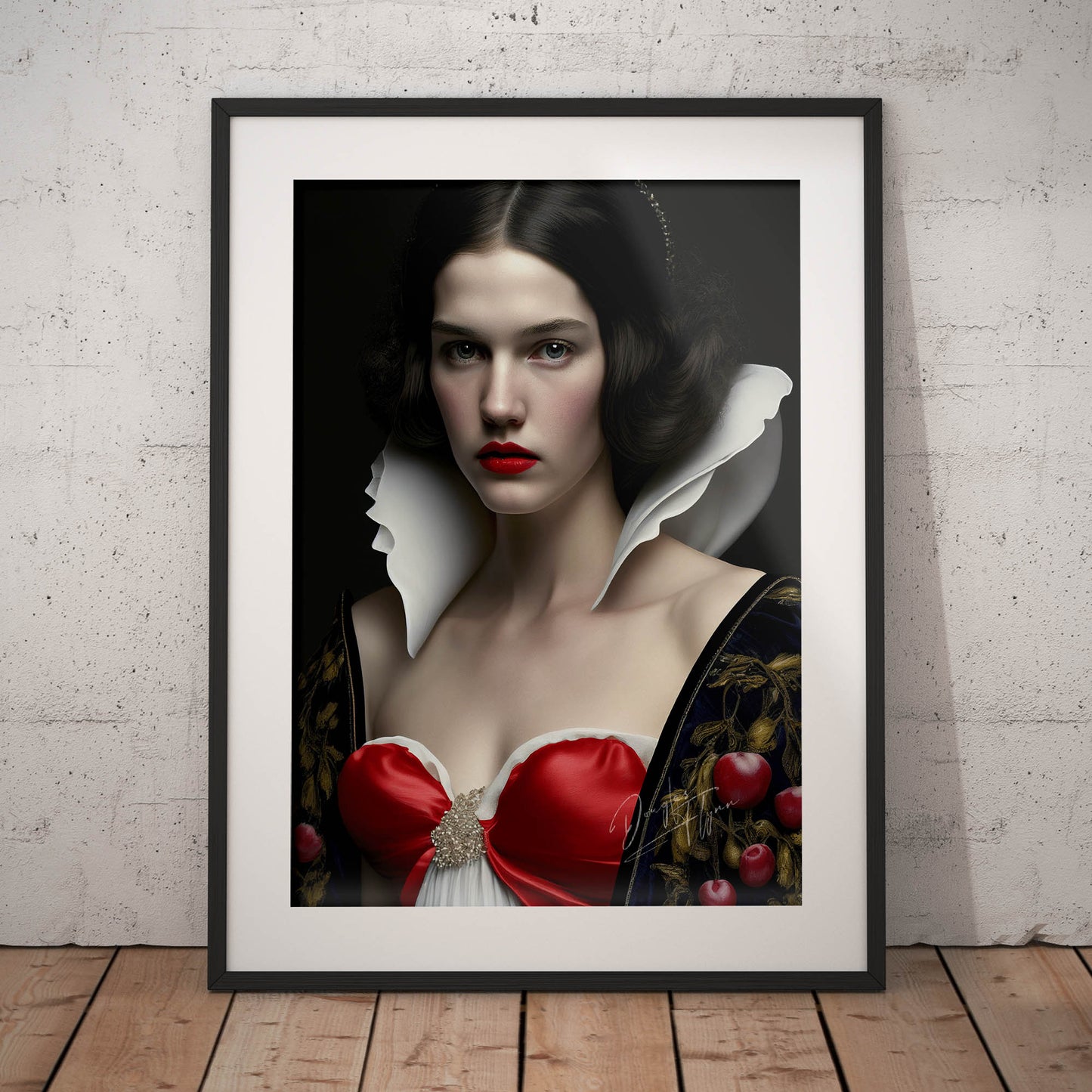 »Fairytale Glam« retro poster