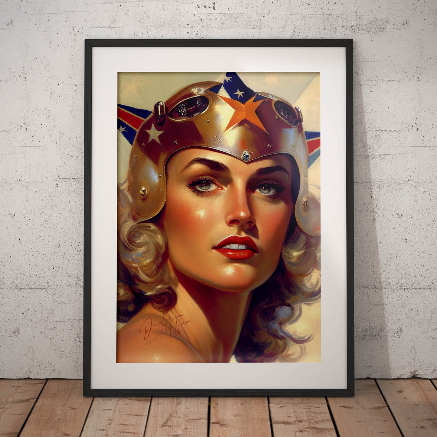 »Liberty Lady« retro poster