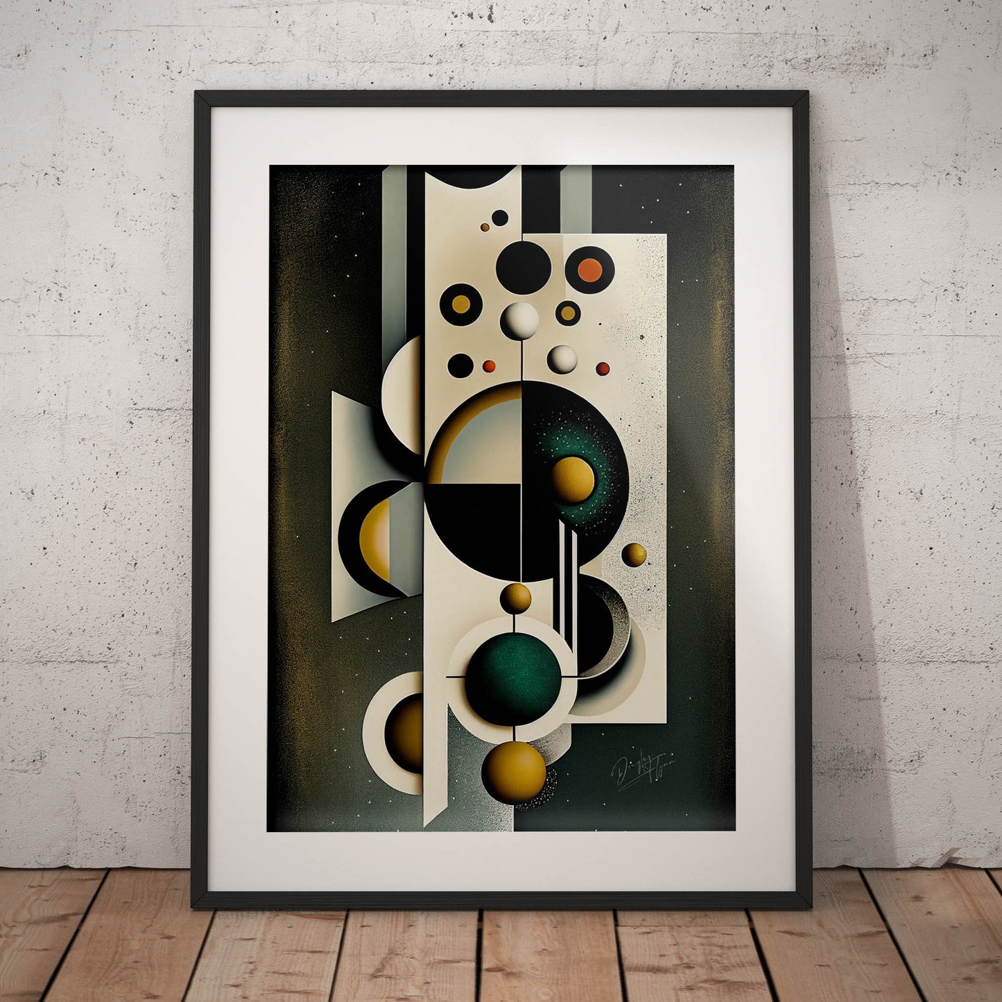 »Energetic Forms« retro poster