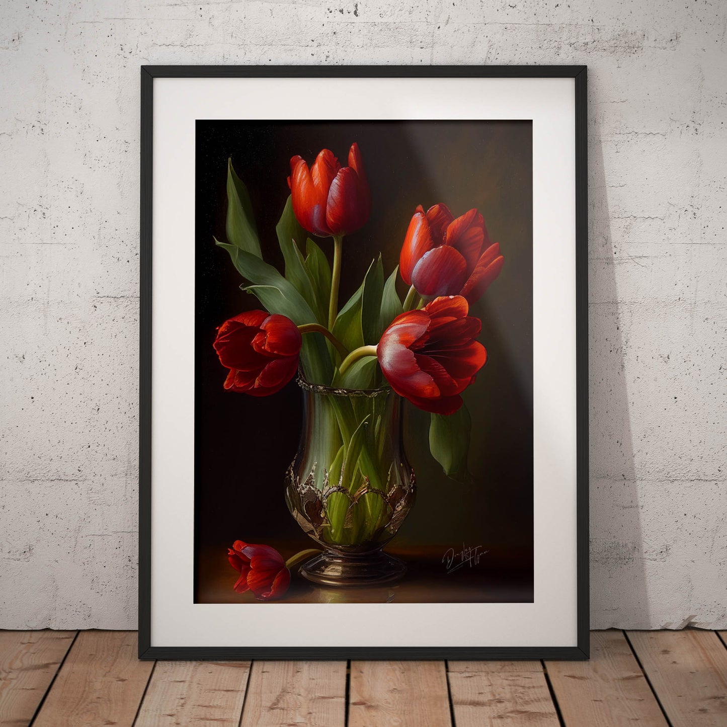 »Graceful Arrangement« retro poster