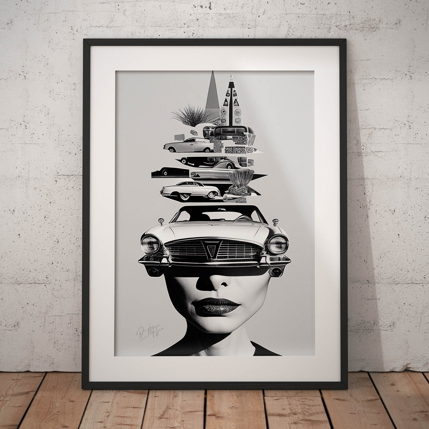 »Journey to the Other Side of the Mind« retro poster