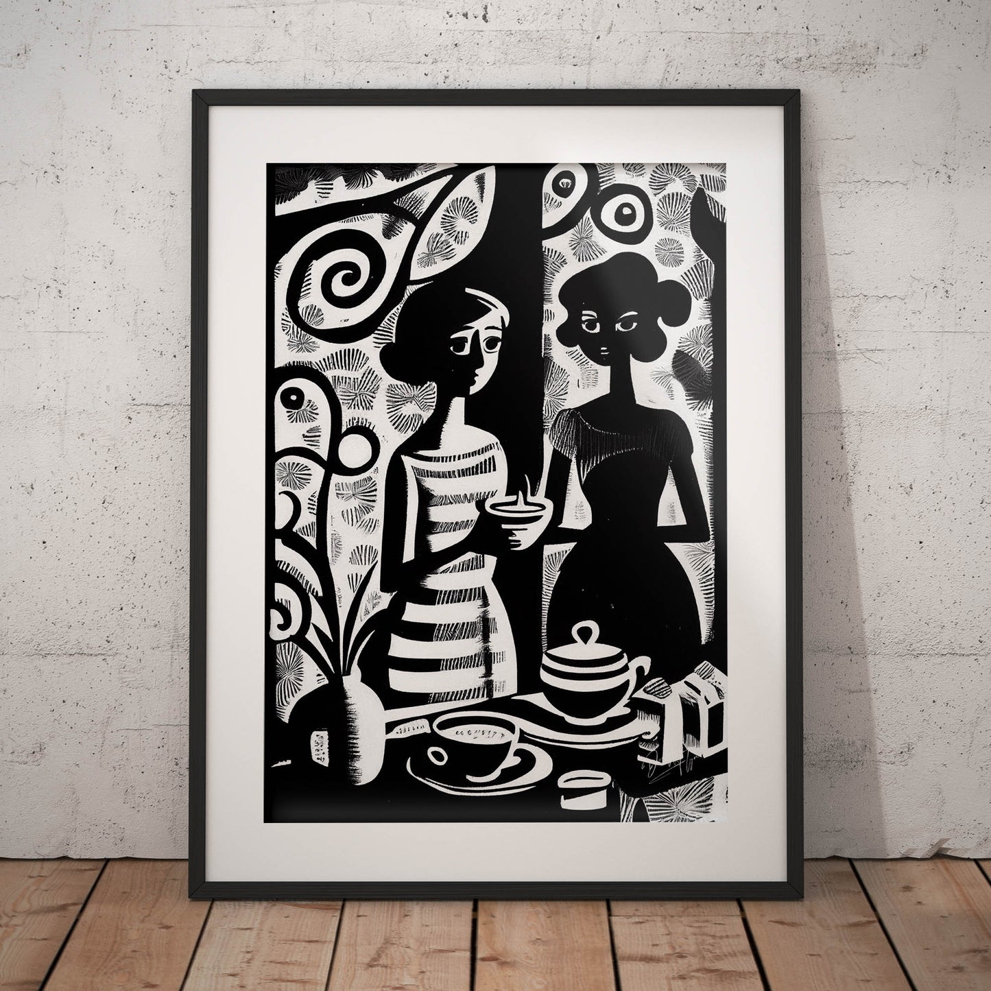 »Behind The Lyrics« retro poster