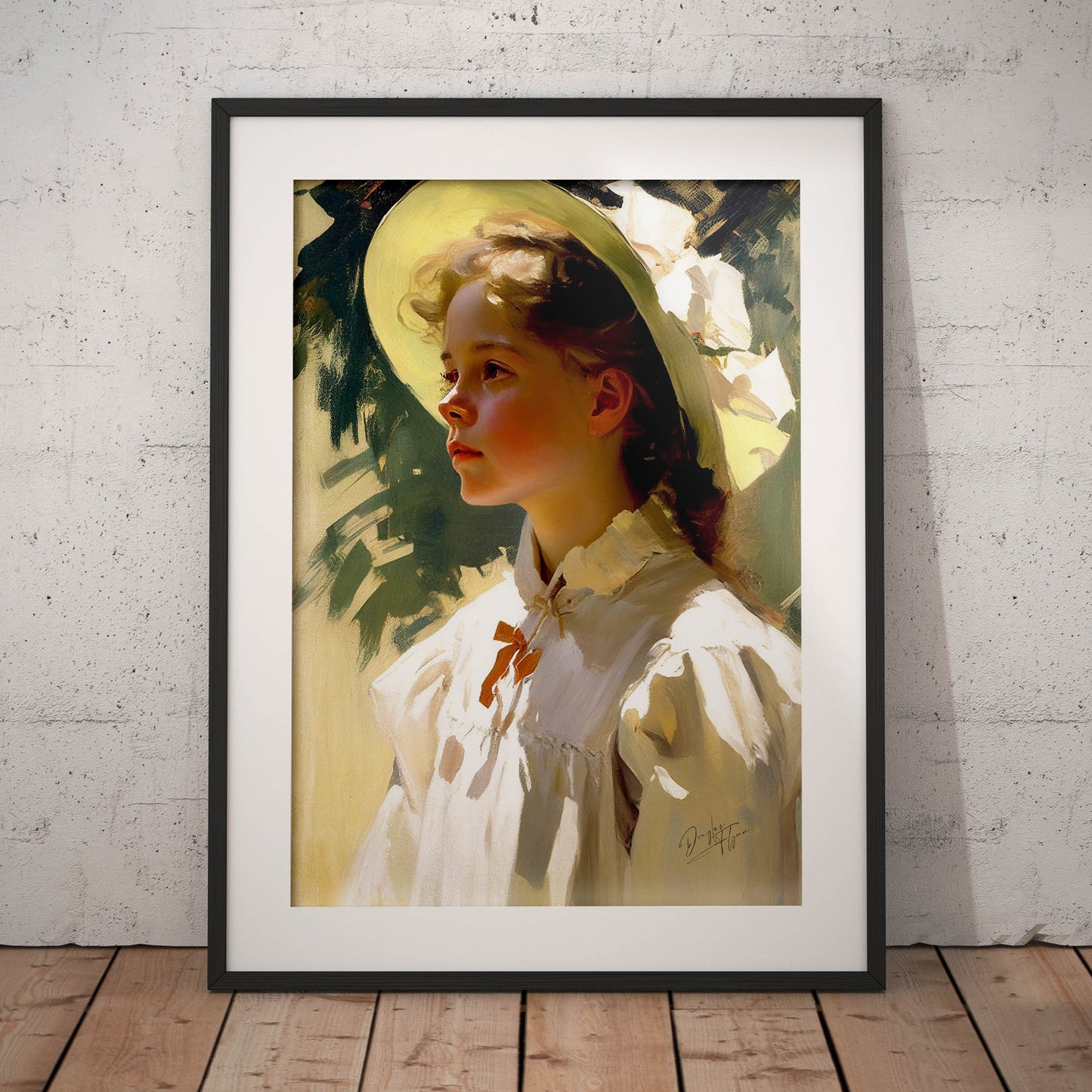 »Lily, a Study« retro poster