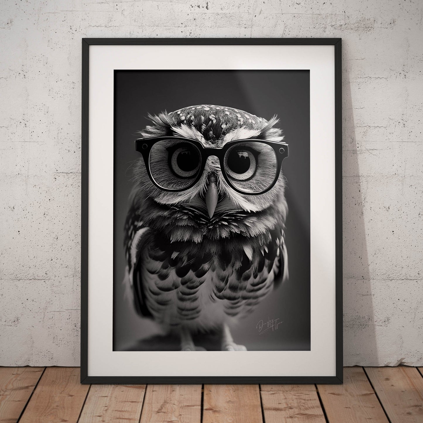 »Professor Hoots« retro poster