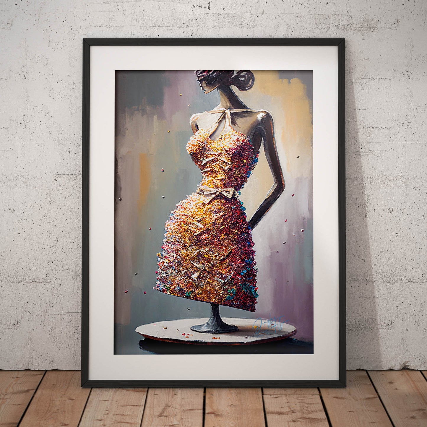 »Prismatic Pleats Dress«