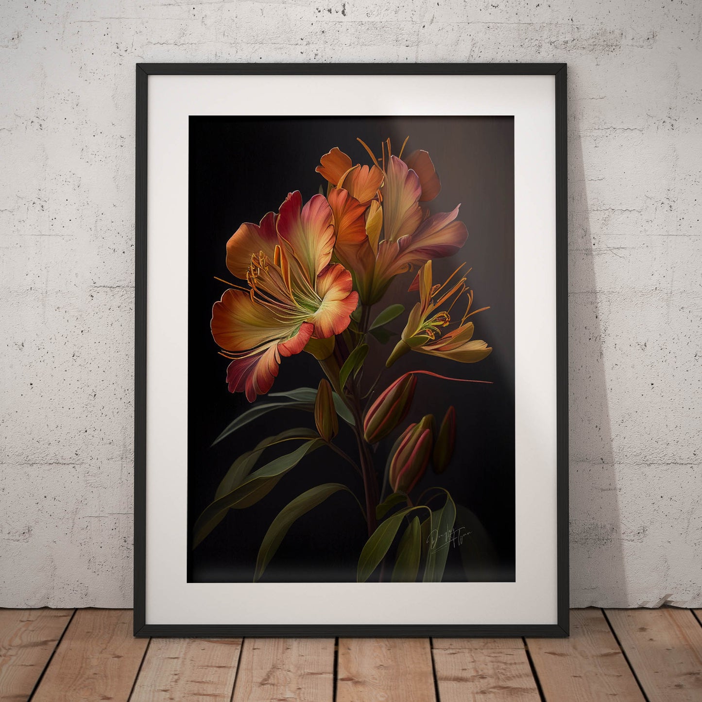 »Love in Bloom« retro poster