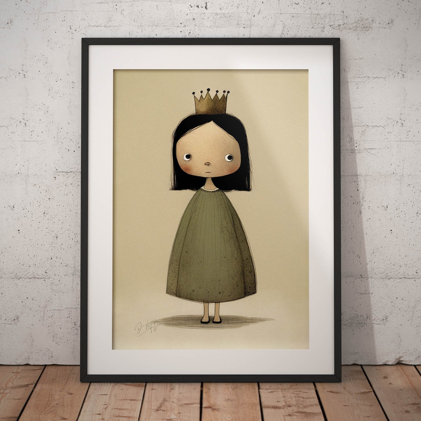 »Moody Little Royal« retro poster