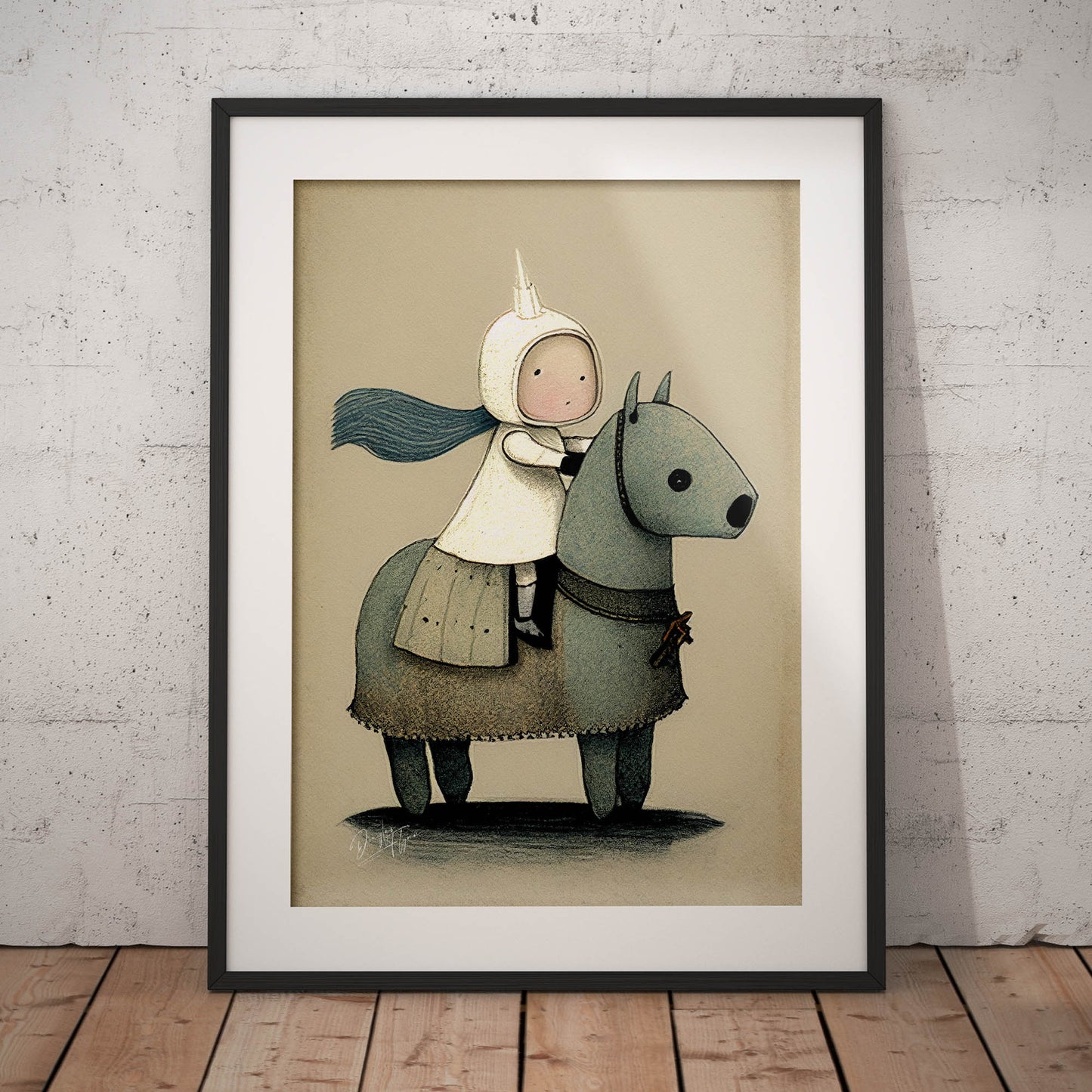 »Moody Paladin« retro poster