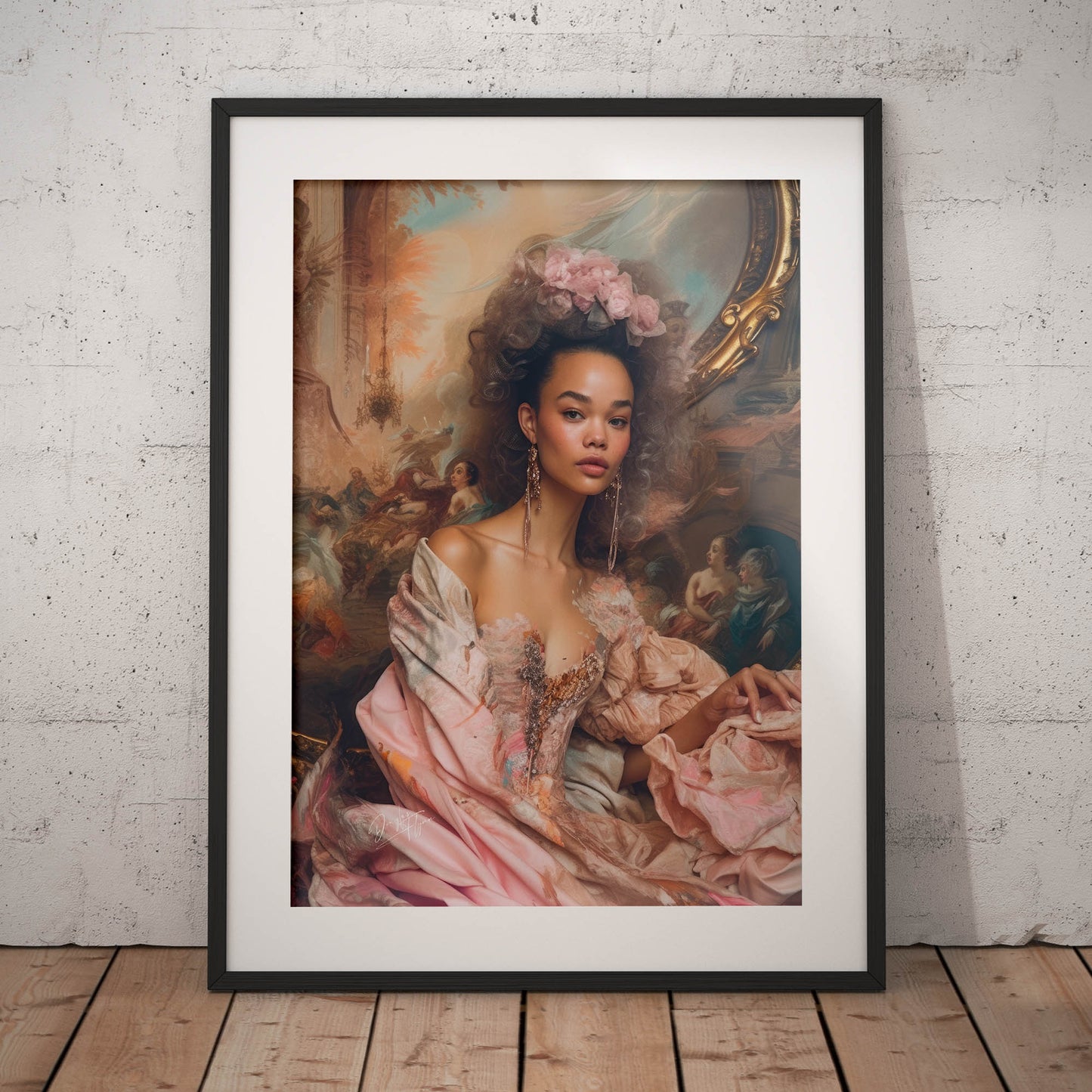 »Playful Rococo Masquerades« poster