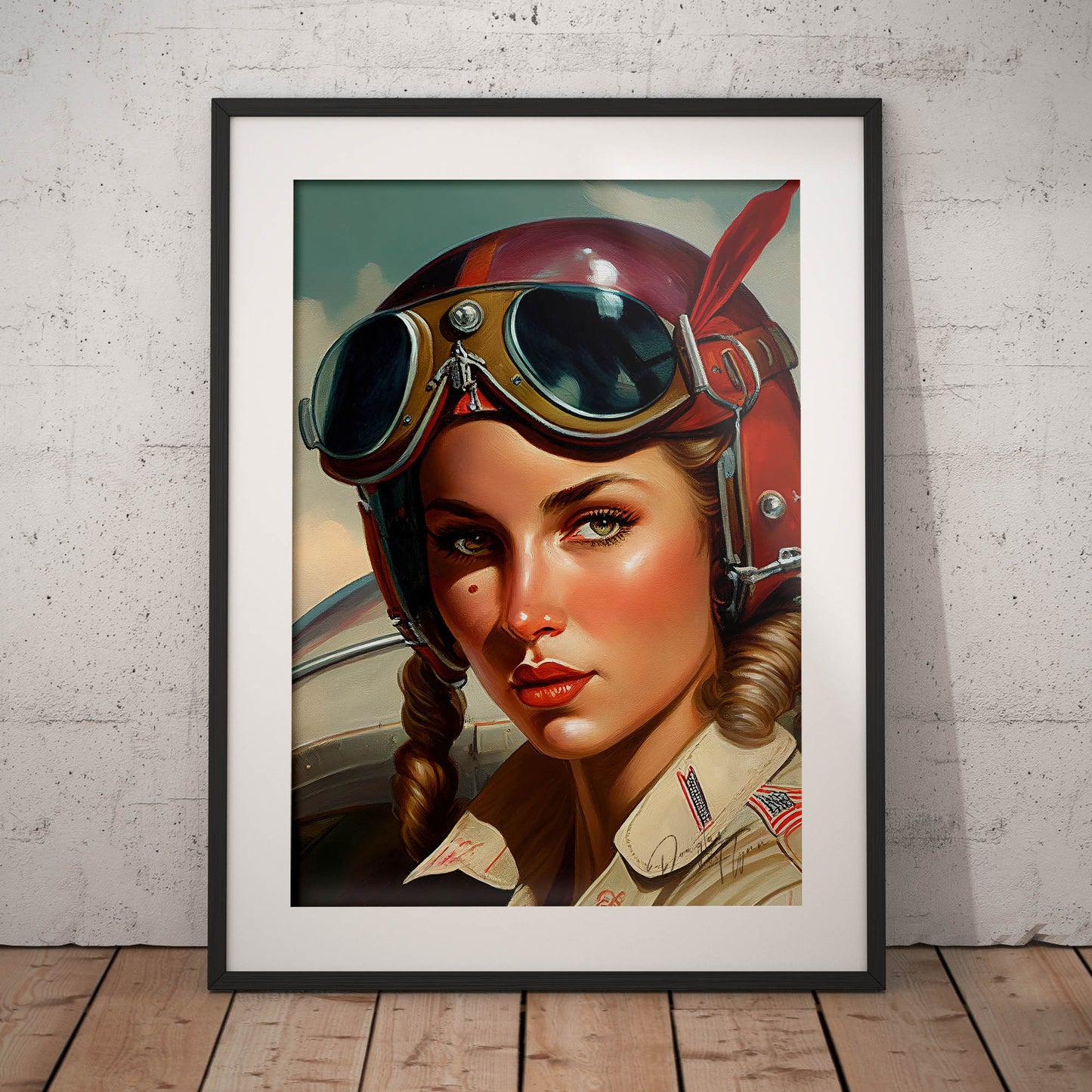 »My guns are hot« retro poster