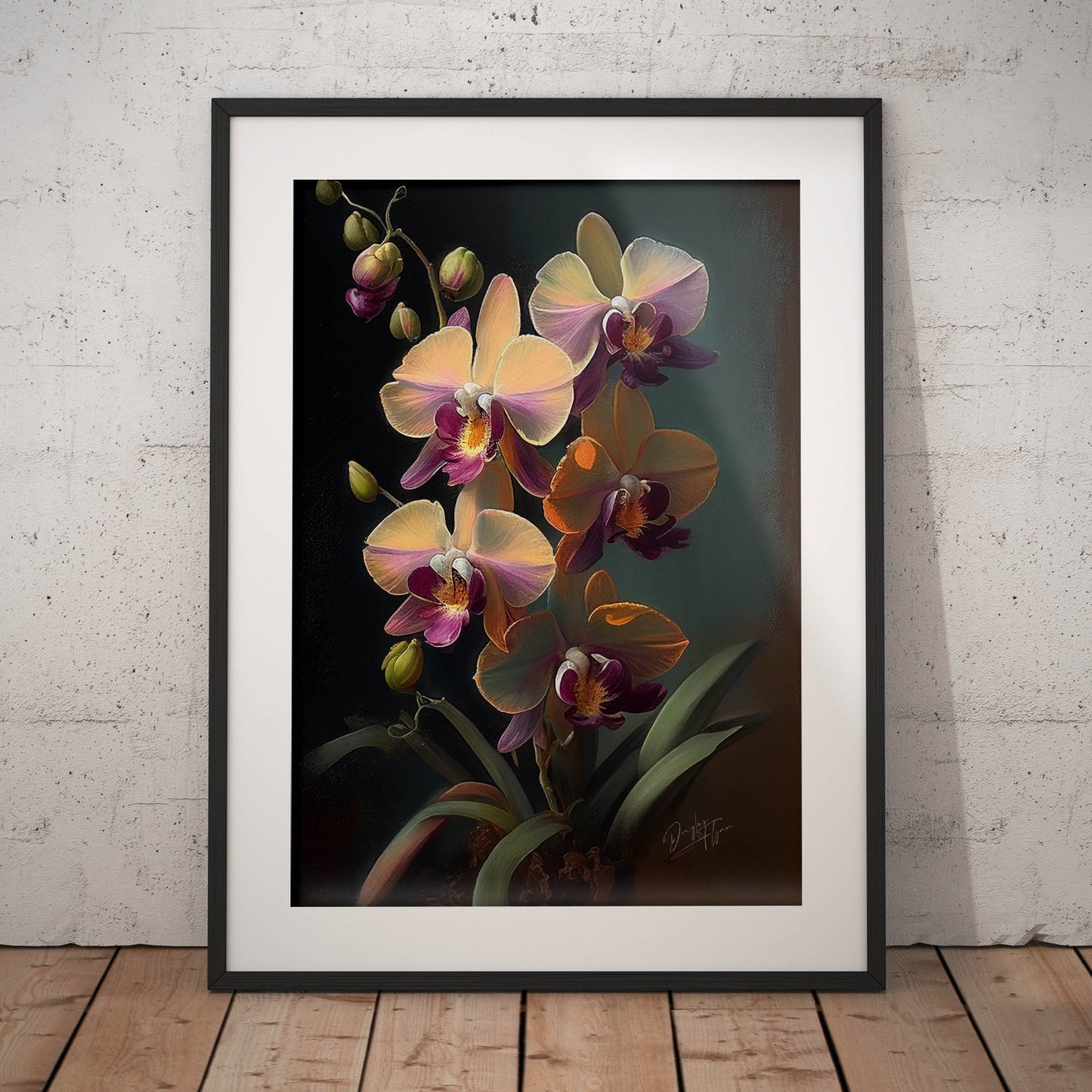 »Romantic Stillness« retro poster