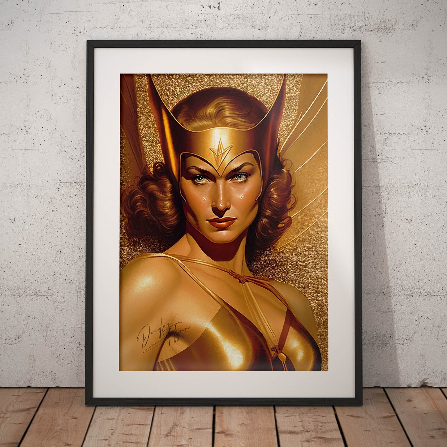 »The Solar Siren« retro poster