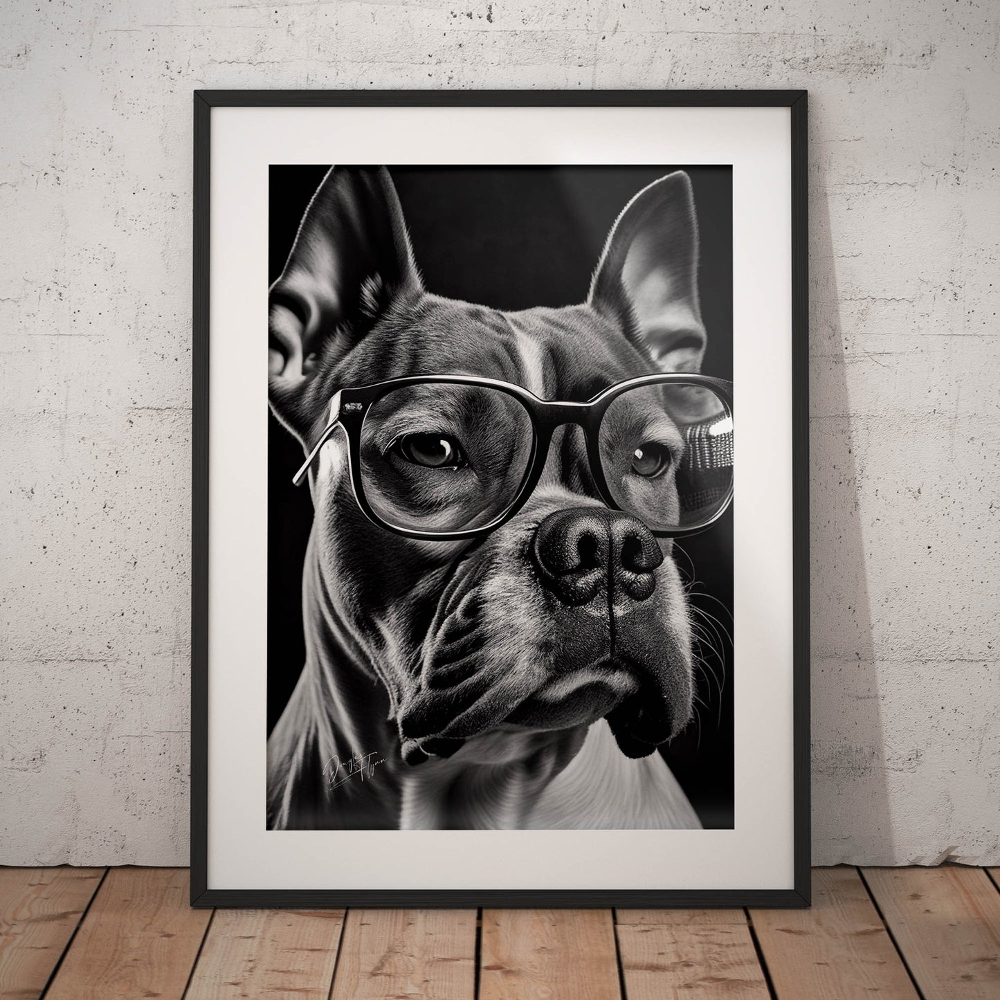»Stylish Canine« retro poster