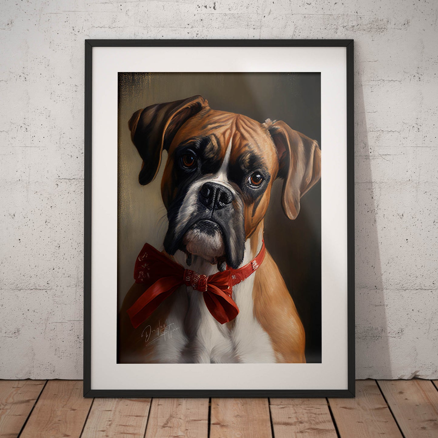 »Boxer med rosett«