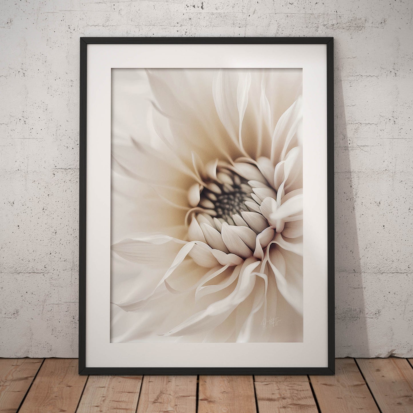 »White Flower« designposter