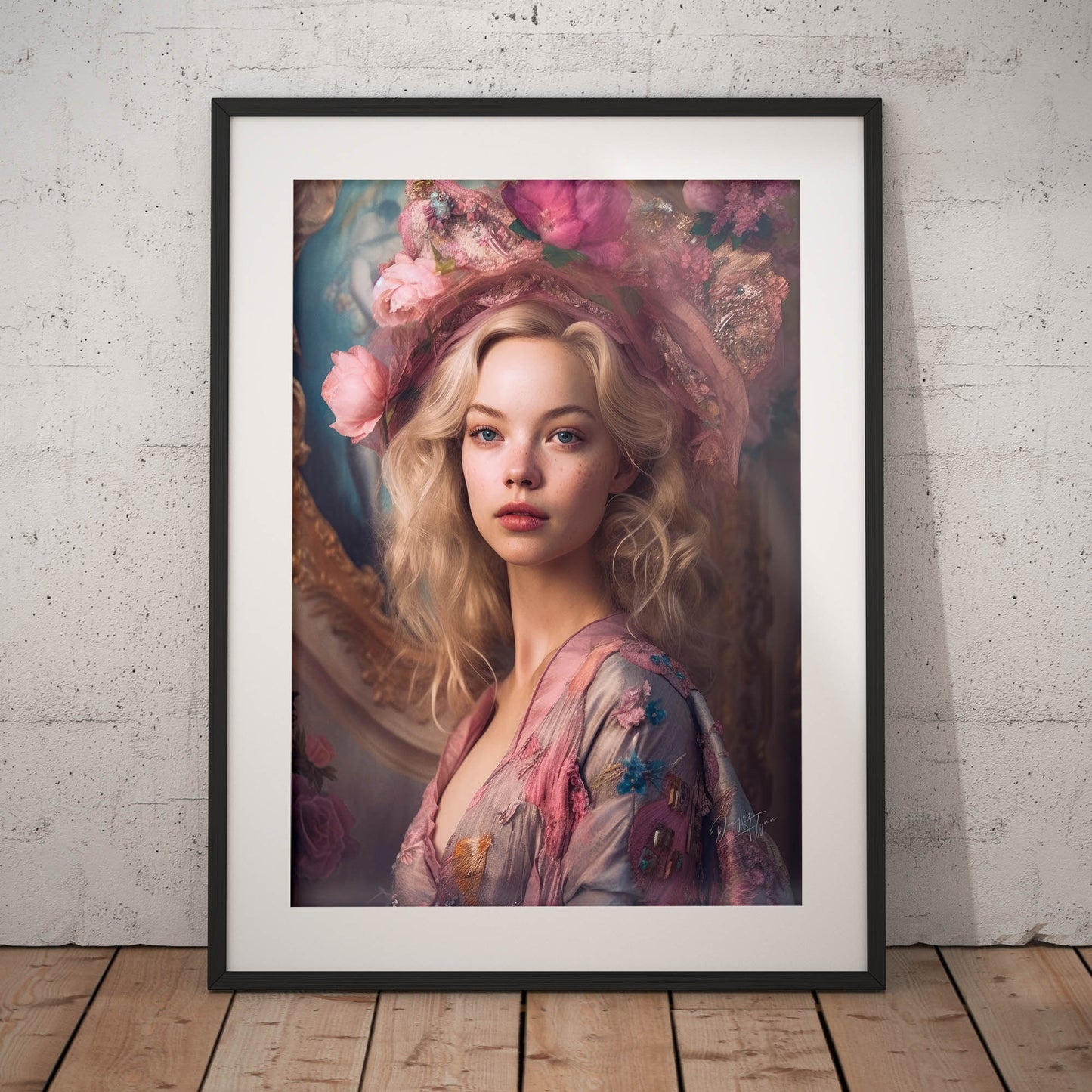 »Whimsical Courtly Delights« poster