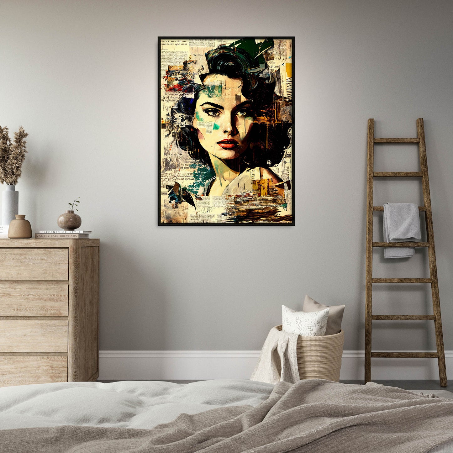 »Blend Portrait« retroposter