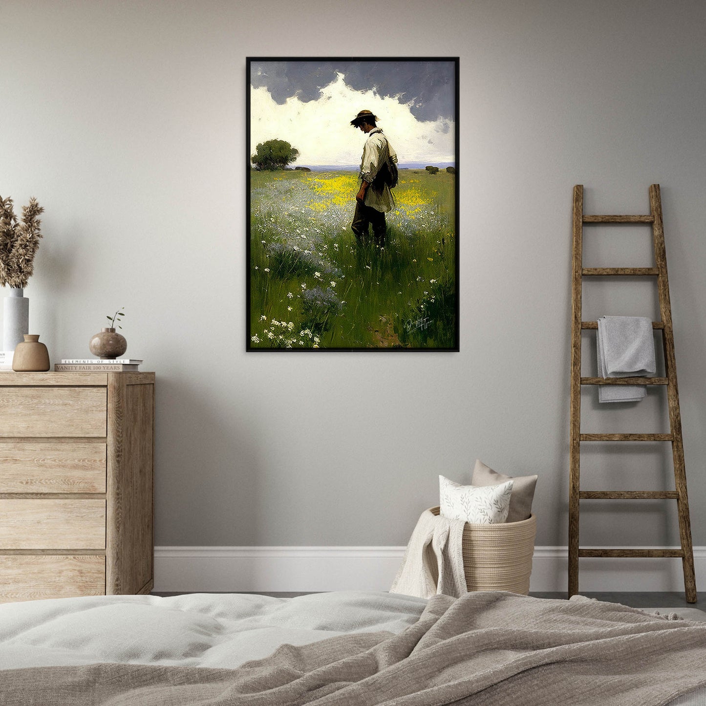 »Benjamin Returning Home« retro poster