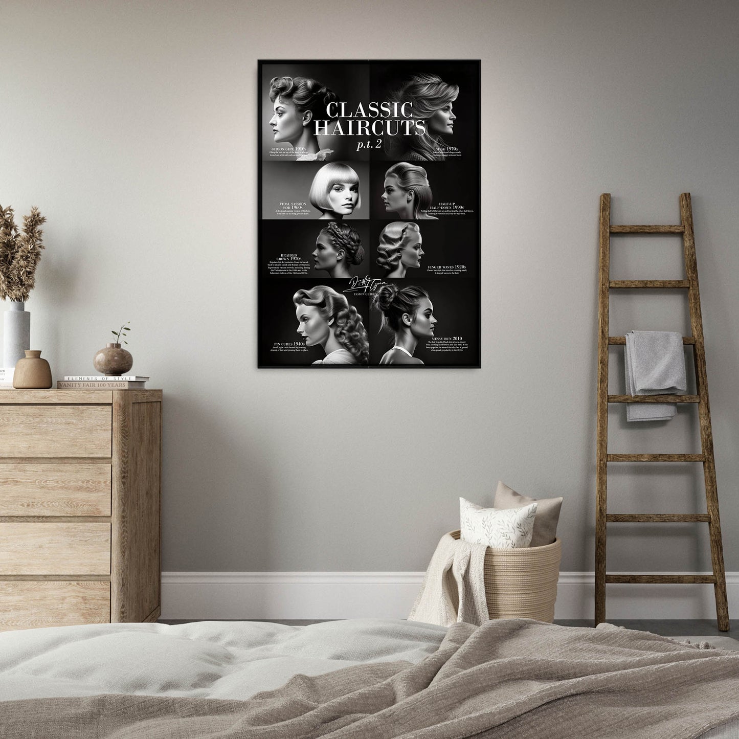 »Classic Haircuts, pt 2« retro poster