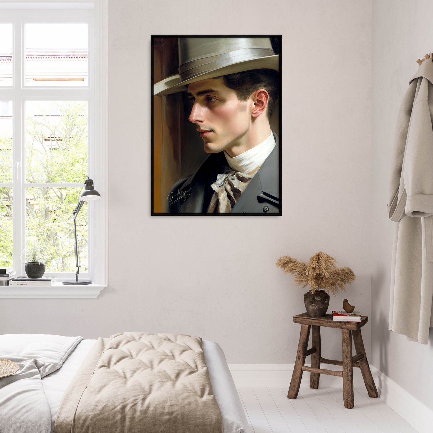 »Dashing Hat Man«retro poster