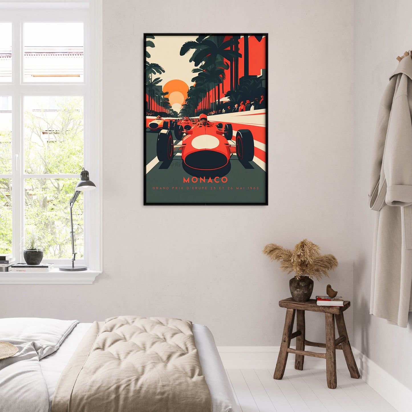 »Dynamic Decades of Racing« retro poster