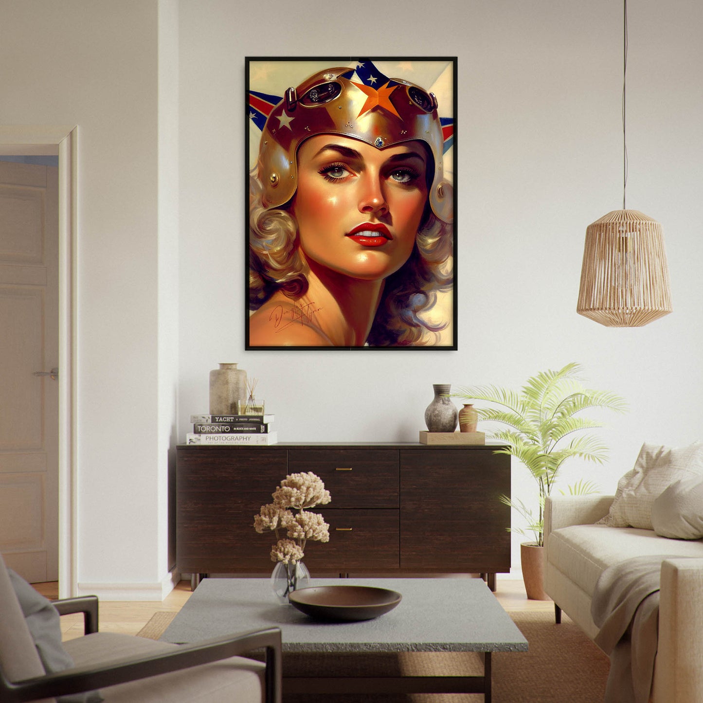 »Liberty Lady« retro poster