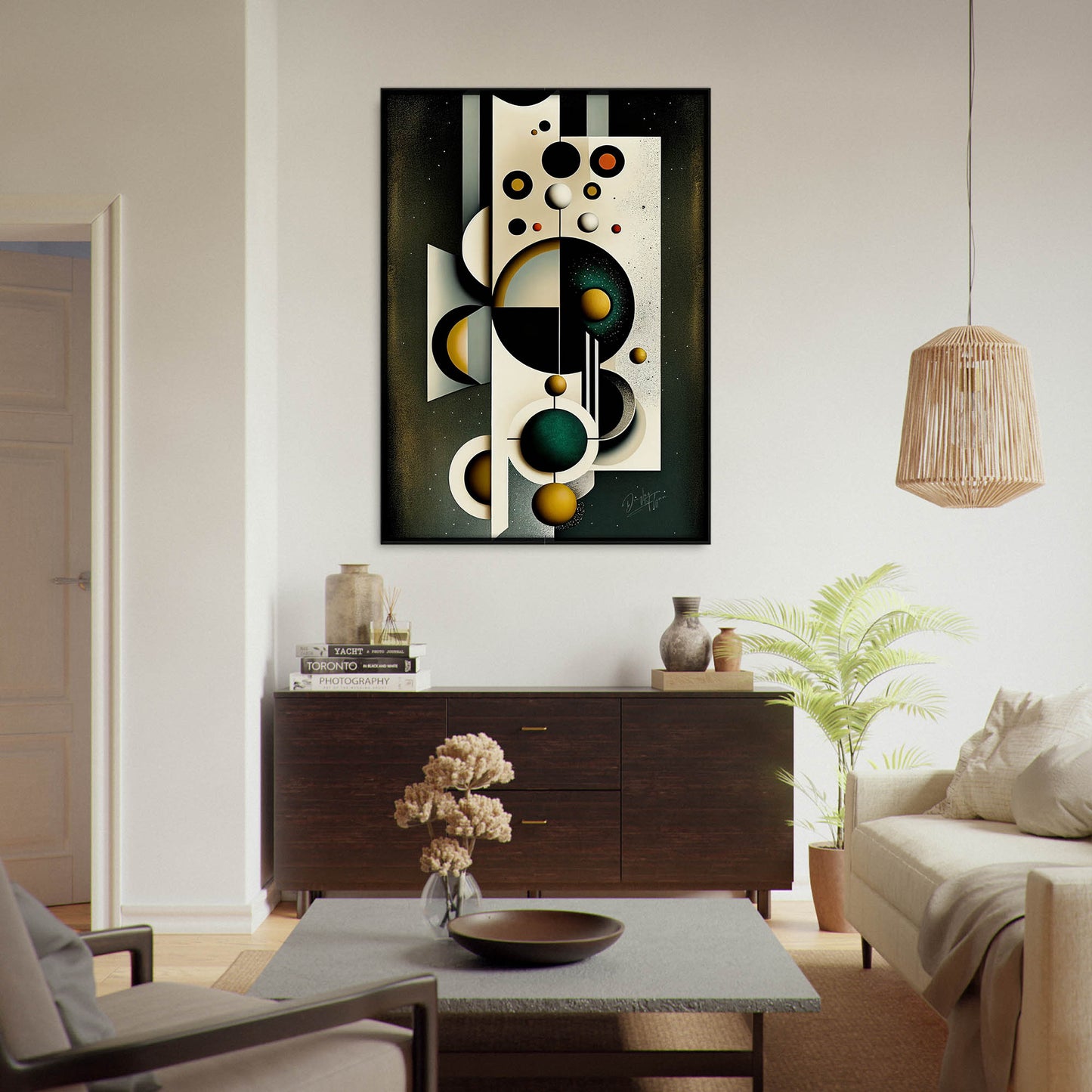 »Energetic Forms« retro poster