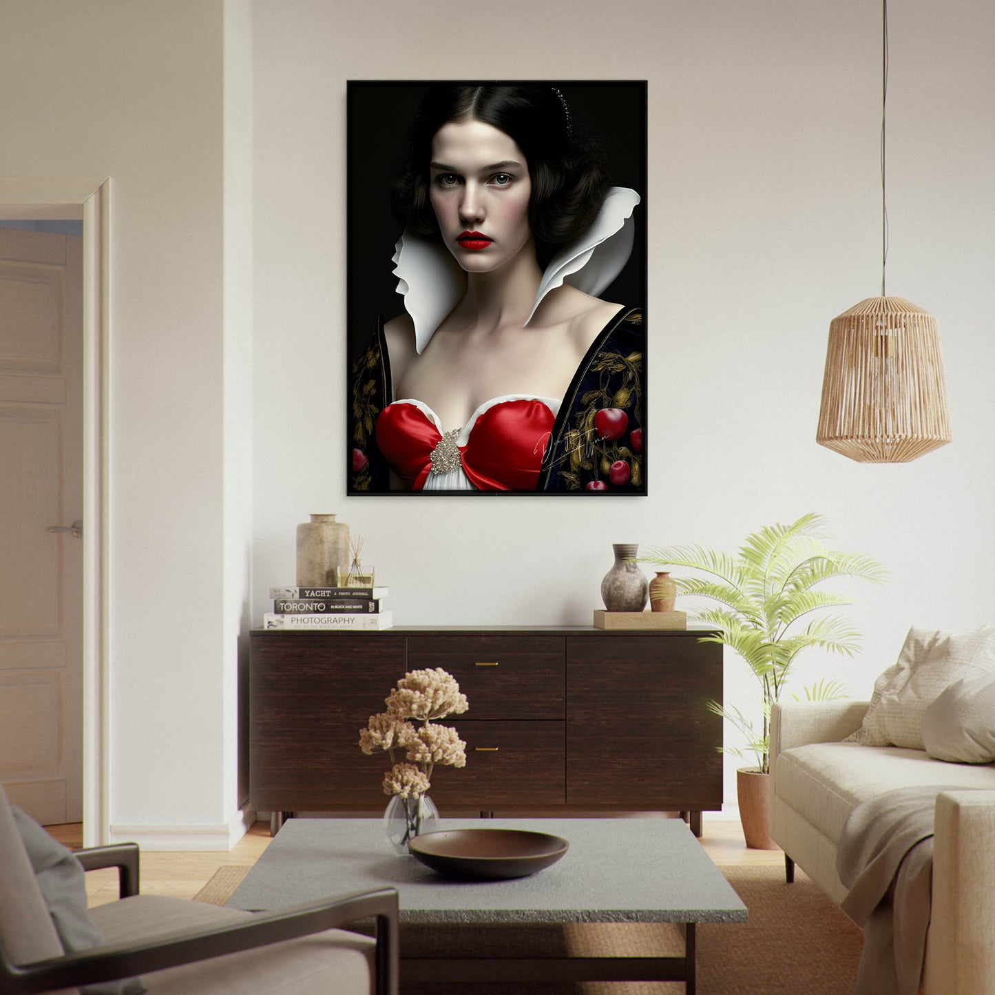 »Fairytale Glam« retro poster