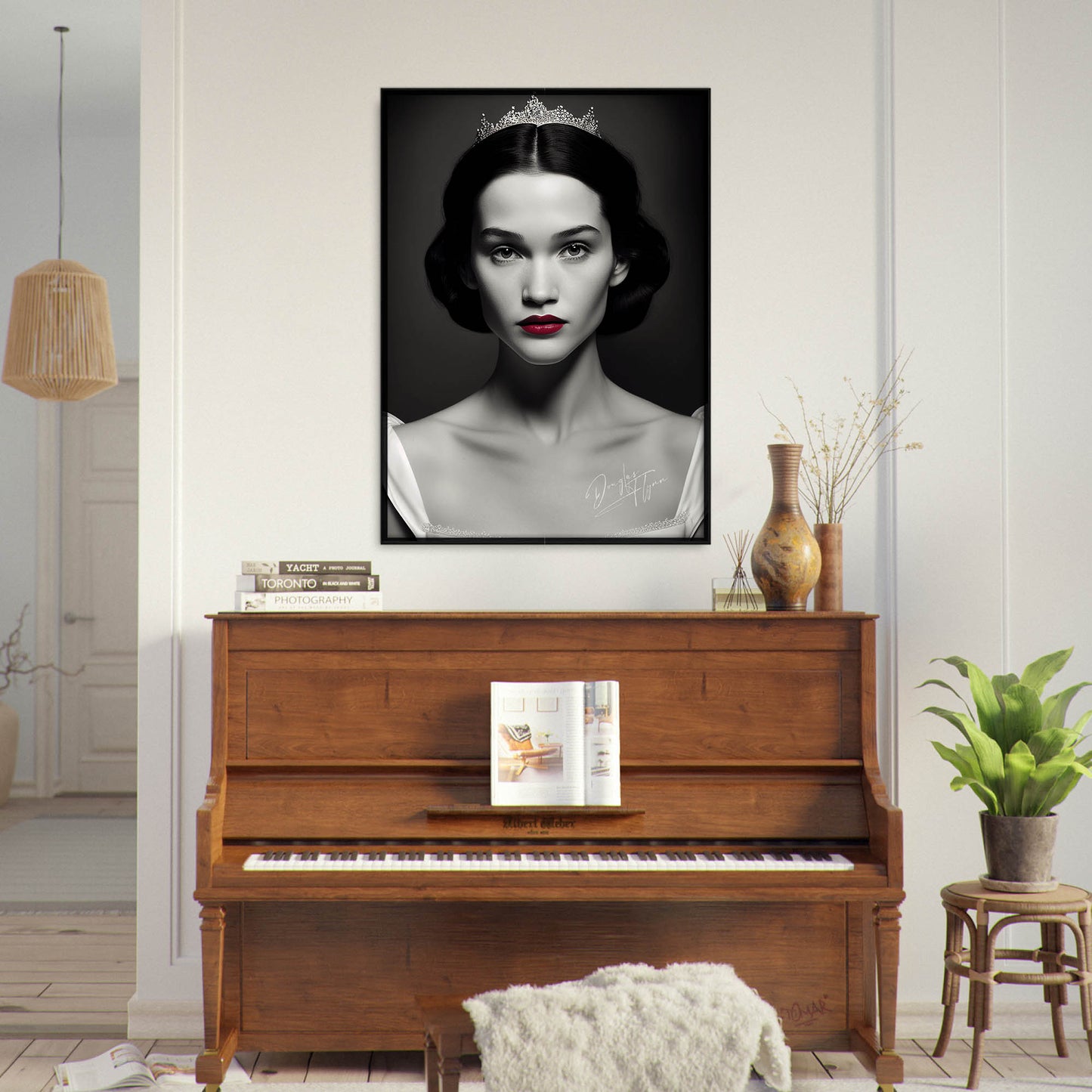»The Fairest of Them All« retro poster