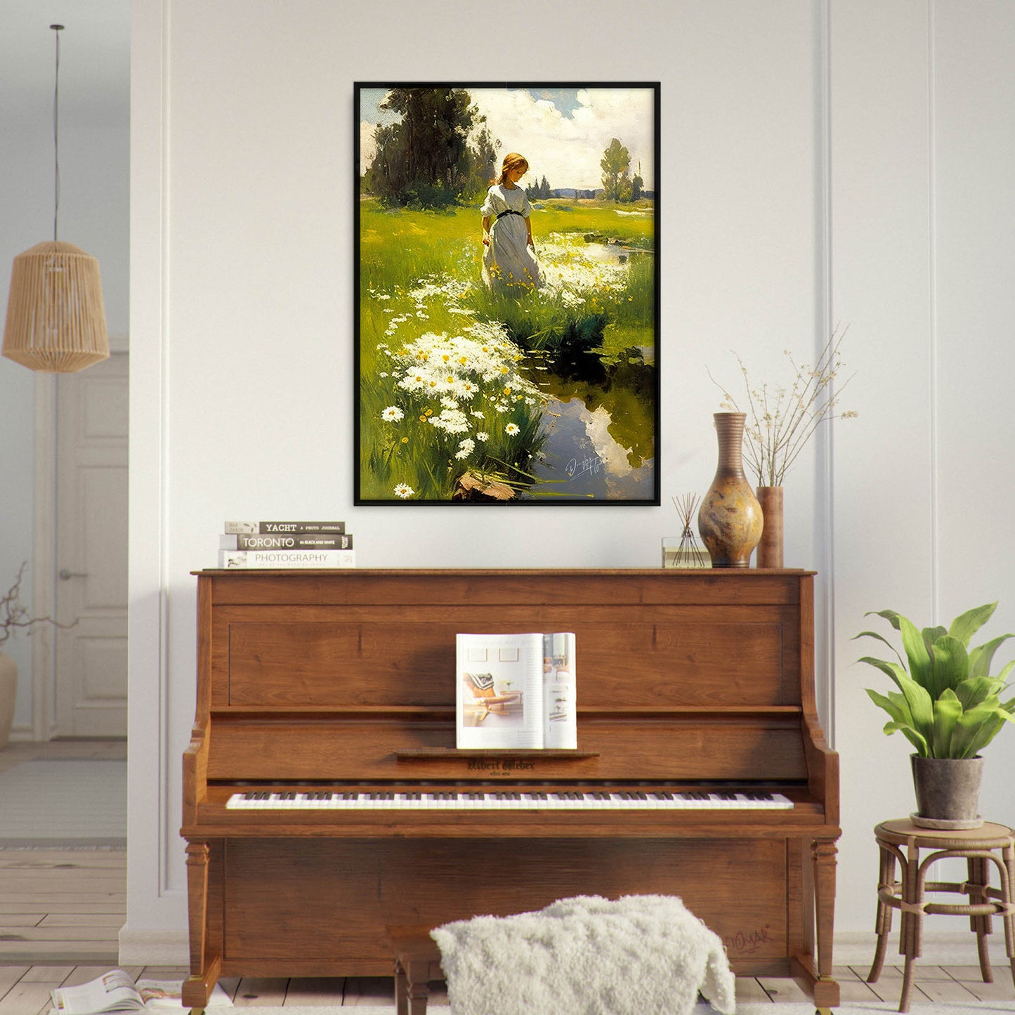 »Isabella, summerday« retro poster