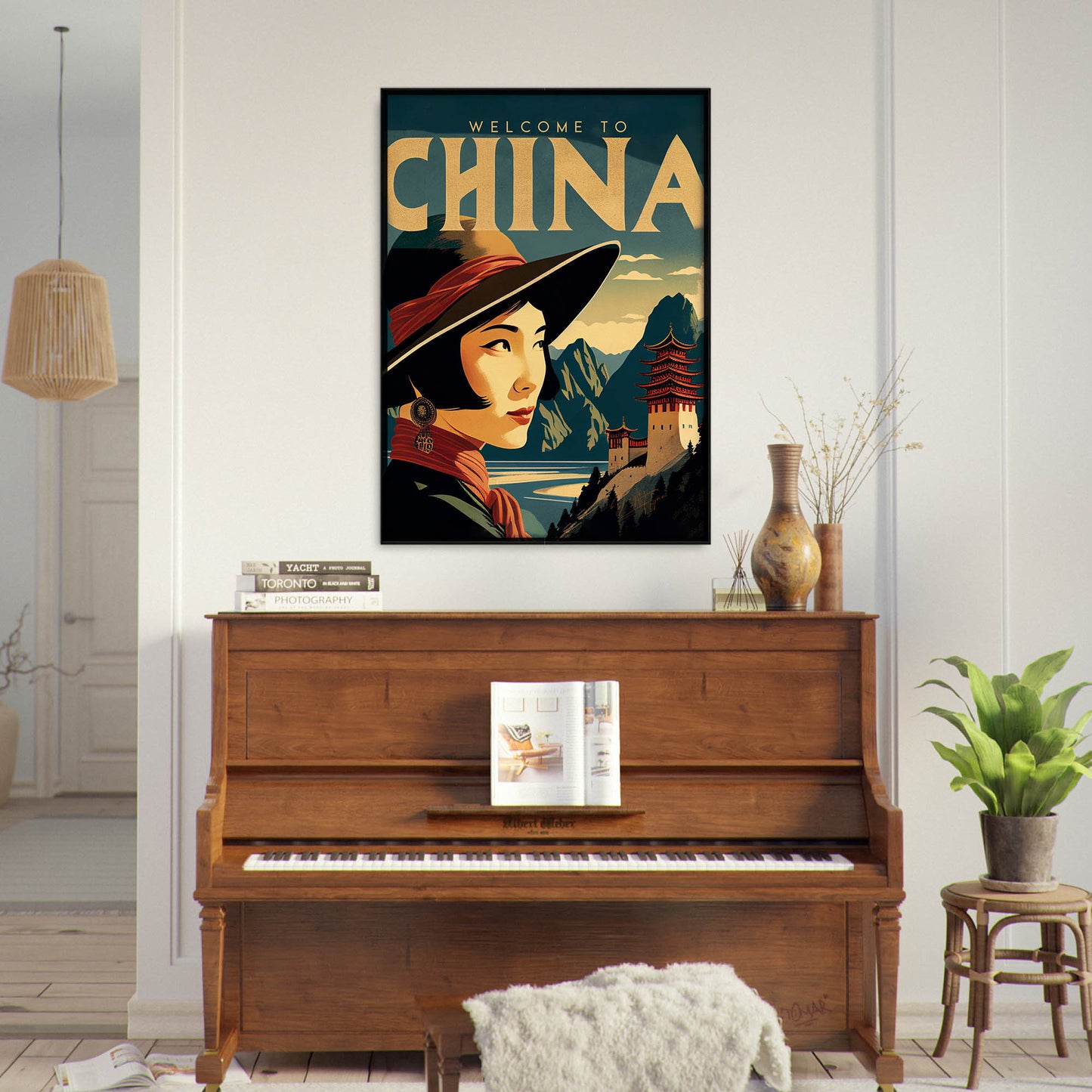 »China, travel poster no 3« retro poster