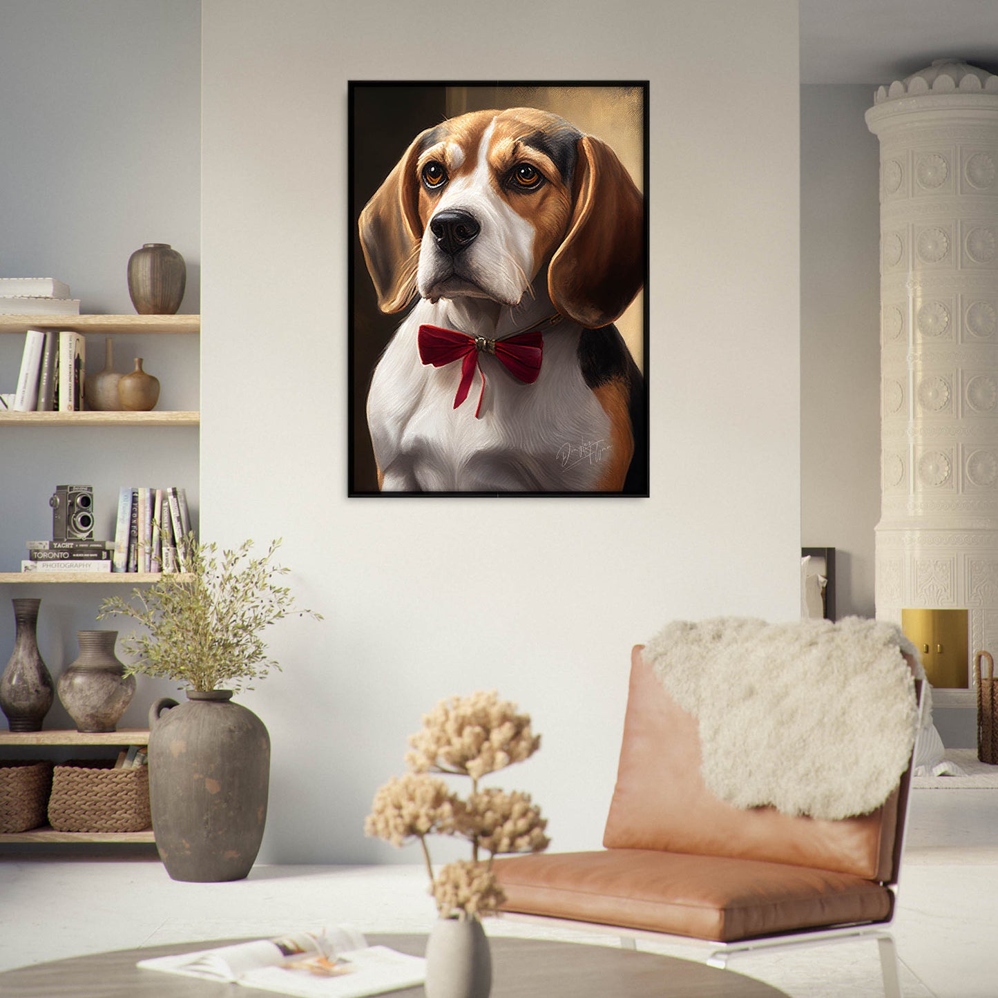»Beagle med rosett«