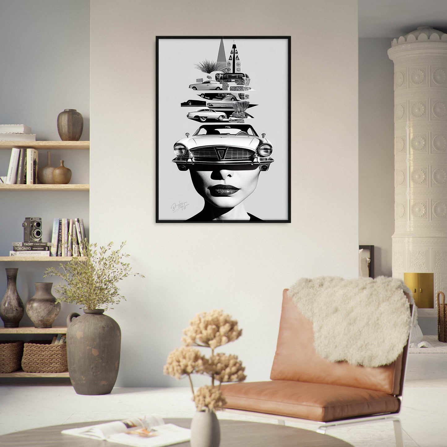 »Journey to the Other Side of the Mind« retro poster