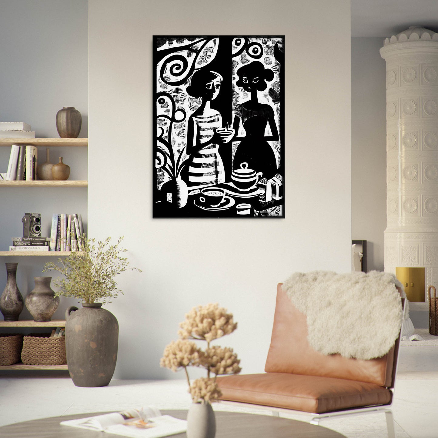 »Behind The Lyrics« retro poster