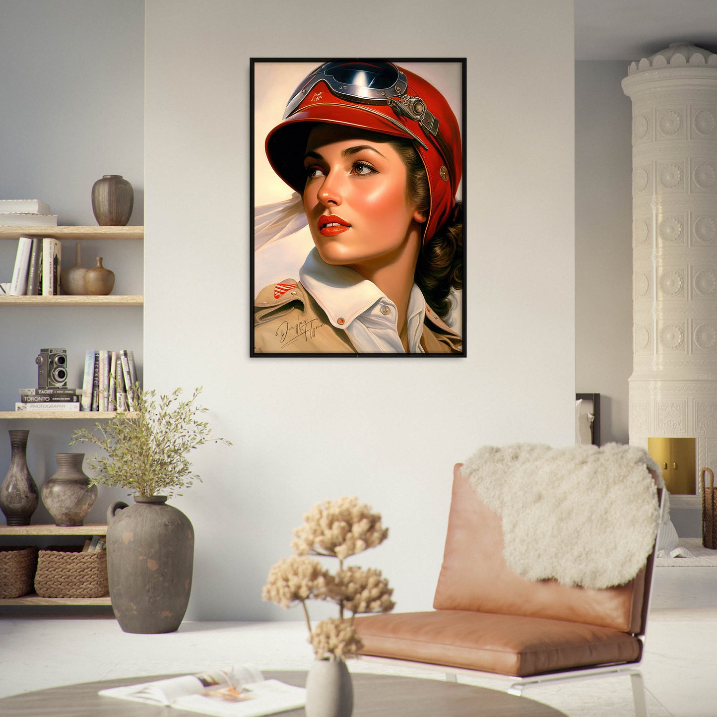 »Watch my six« retro poster