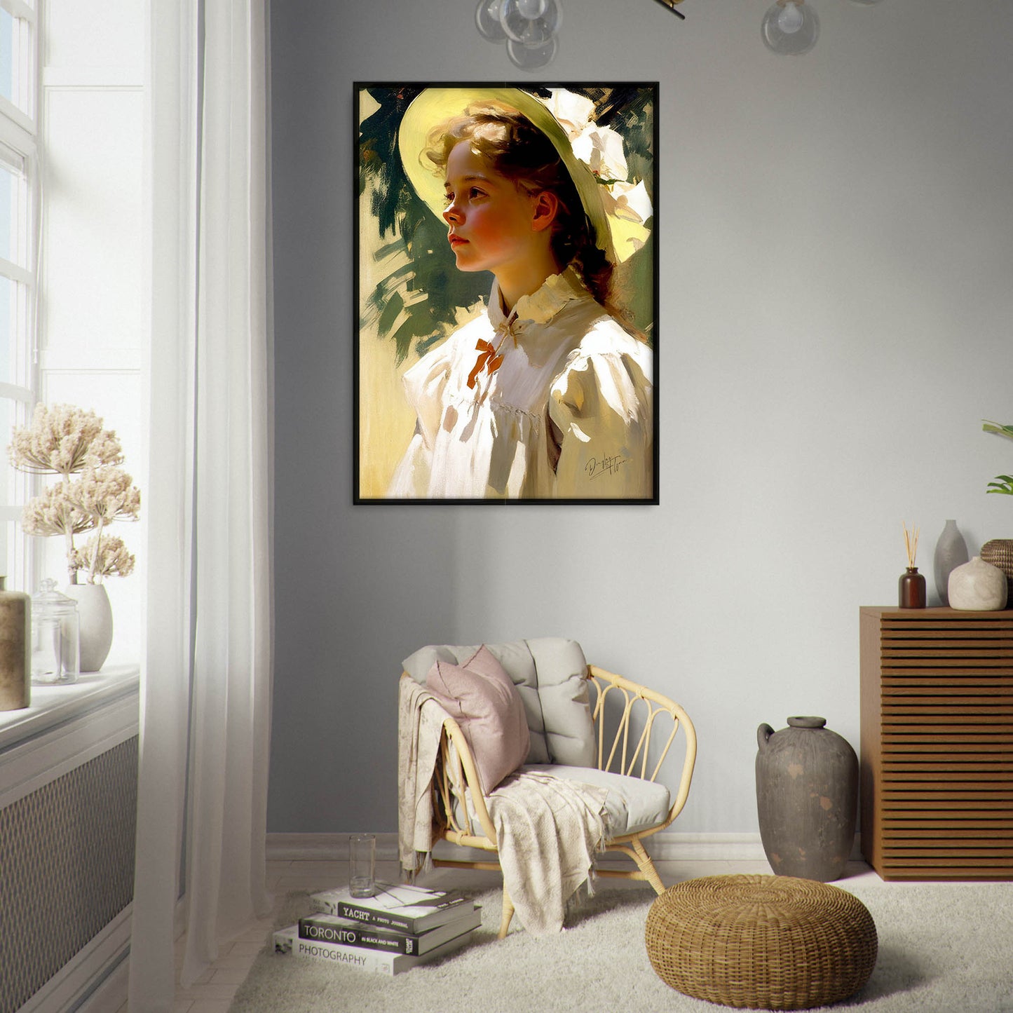 »Lily, a Study« retro poster