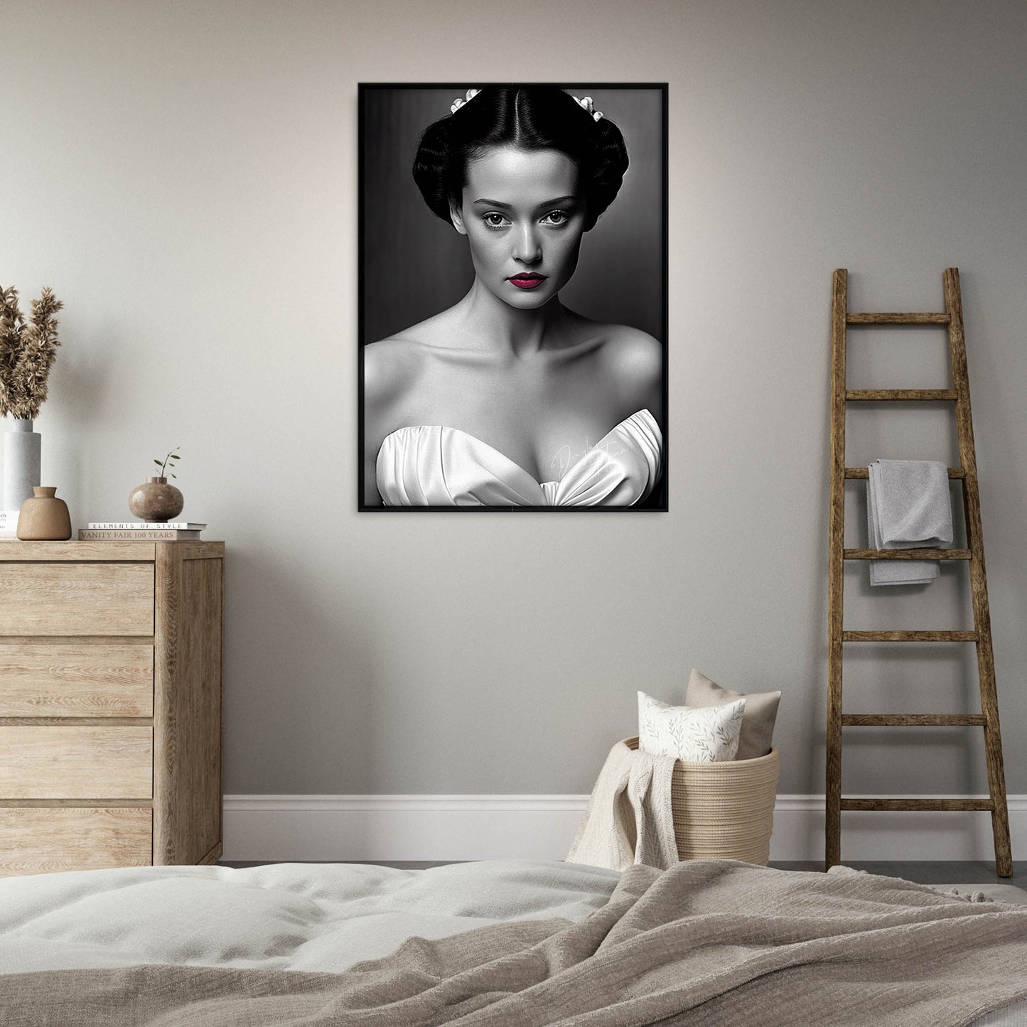 »Snowy Satin« retro poster