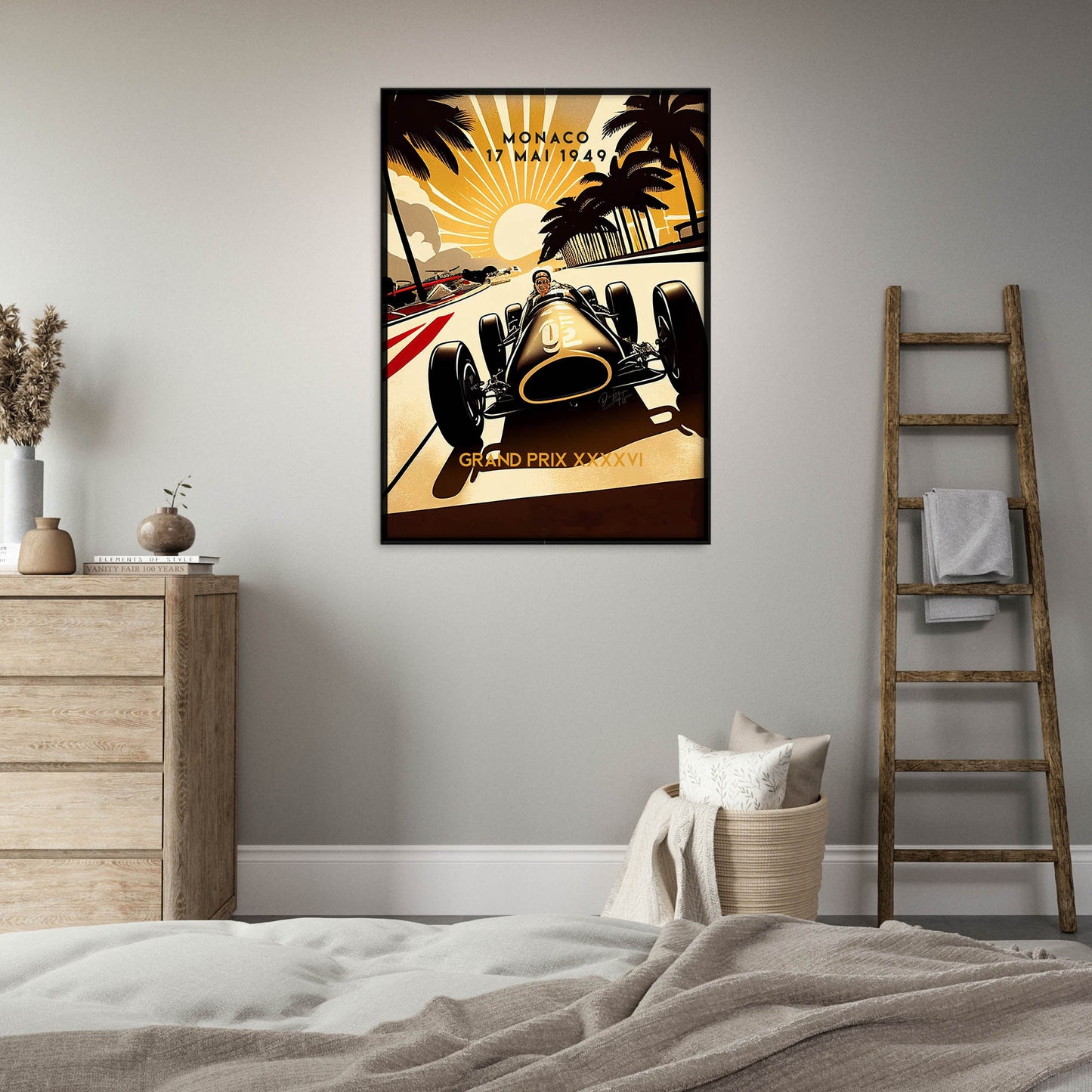 »Passionate Pioneers Racing« retro poster