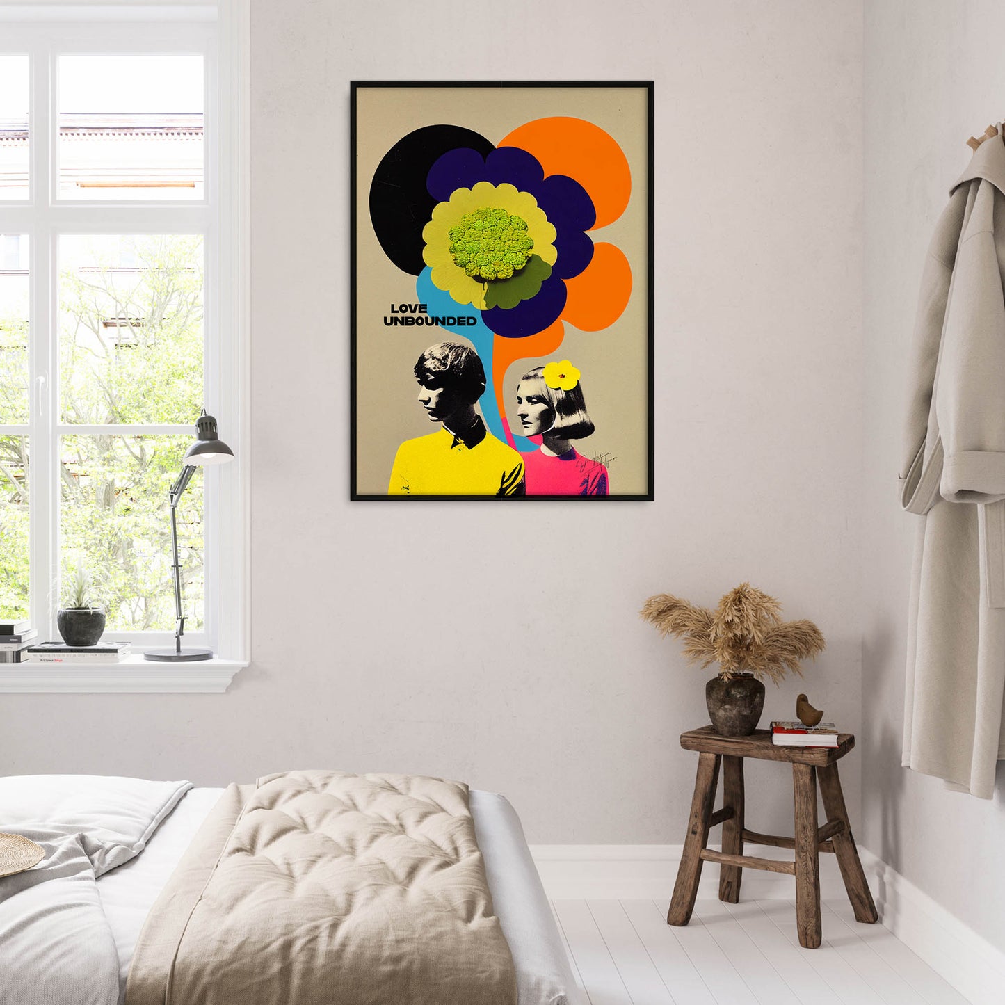 »Love Unbounded«retro poster