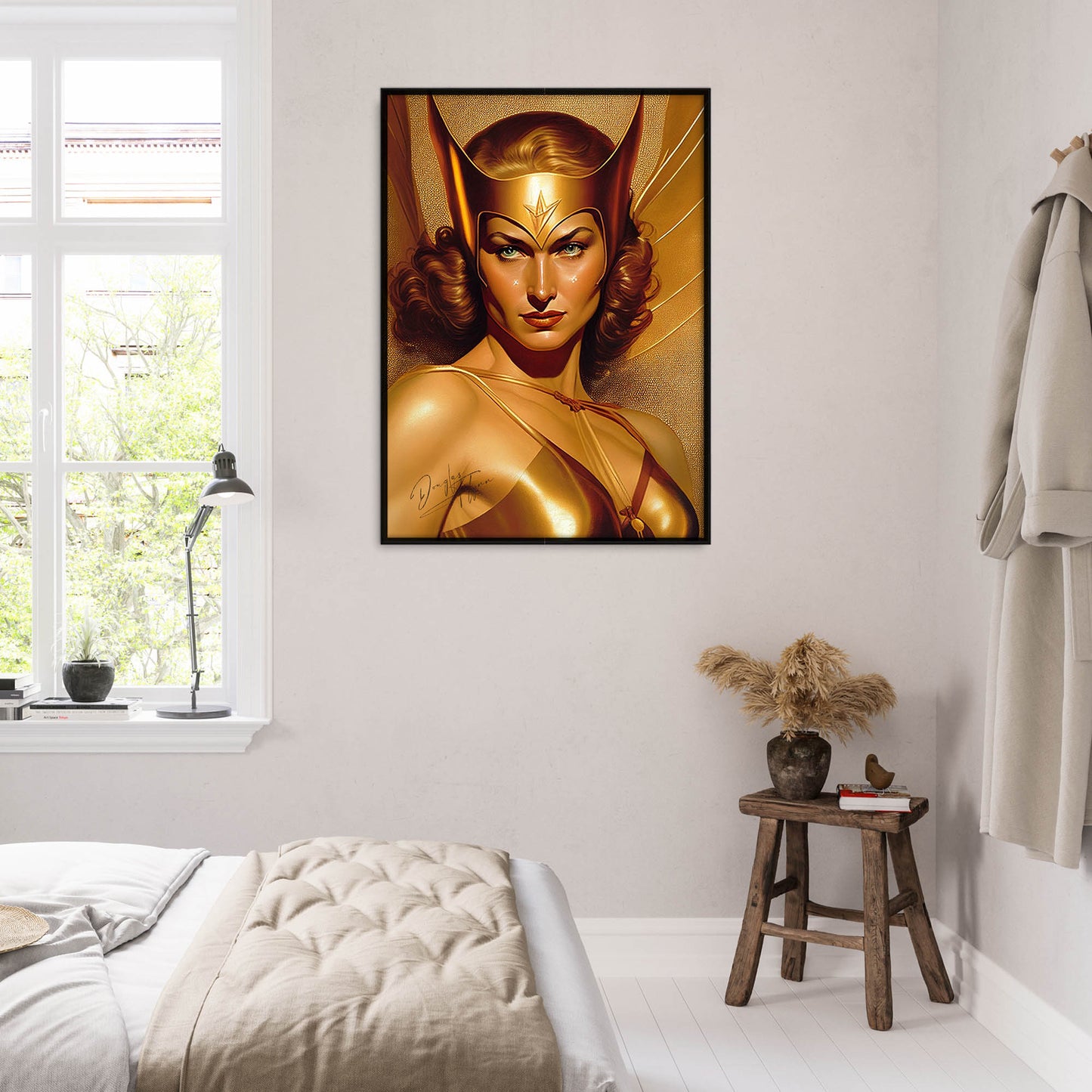 »The Solar Siren« retro poster