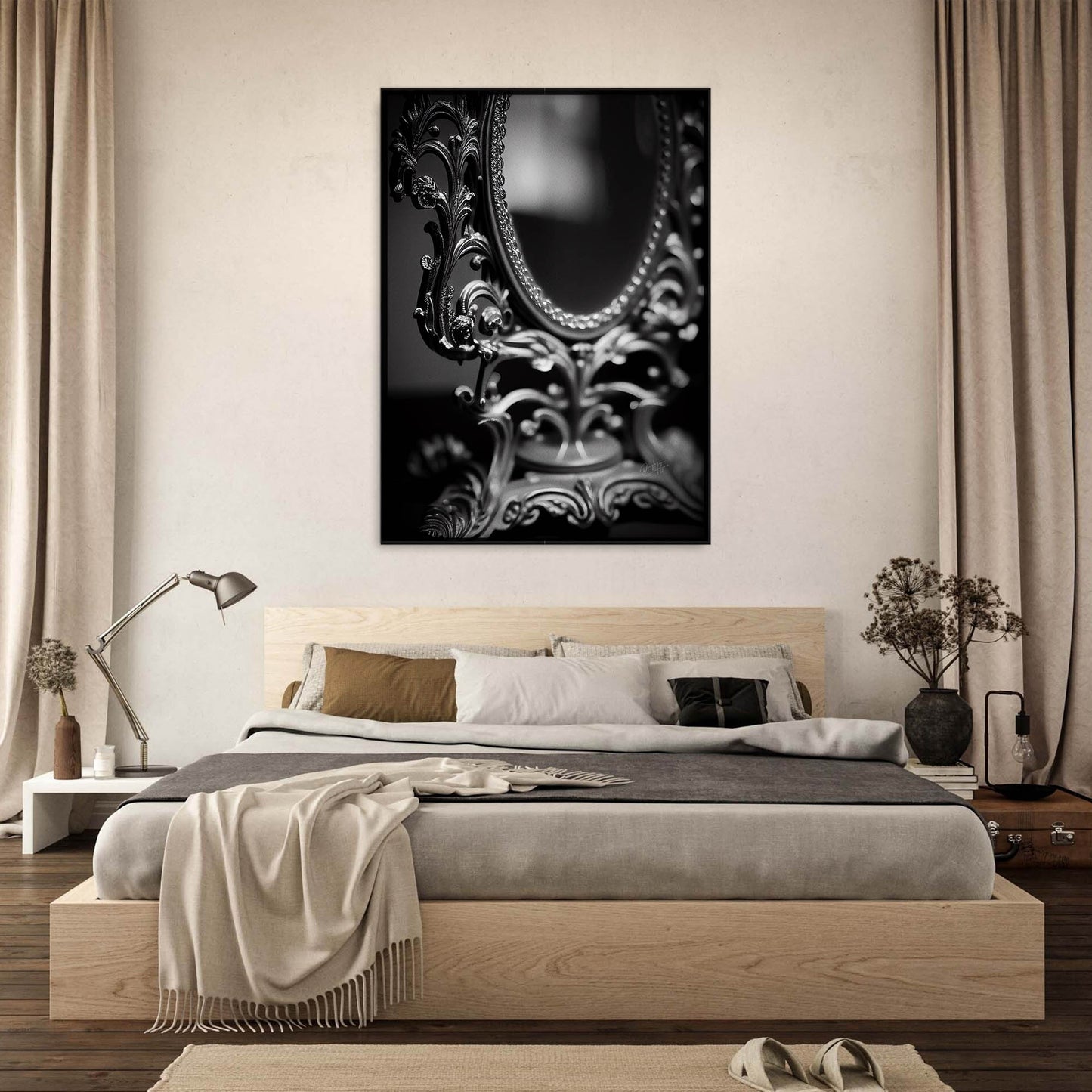»Silence Mirror in Grey« poster