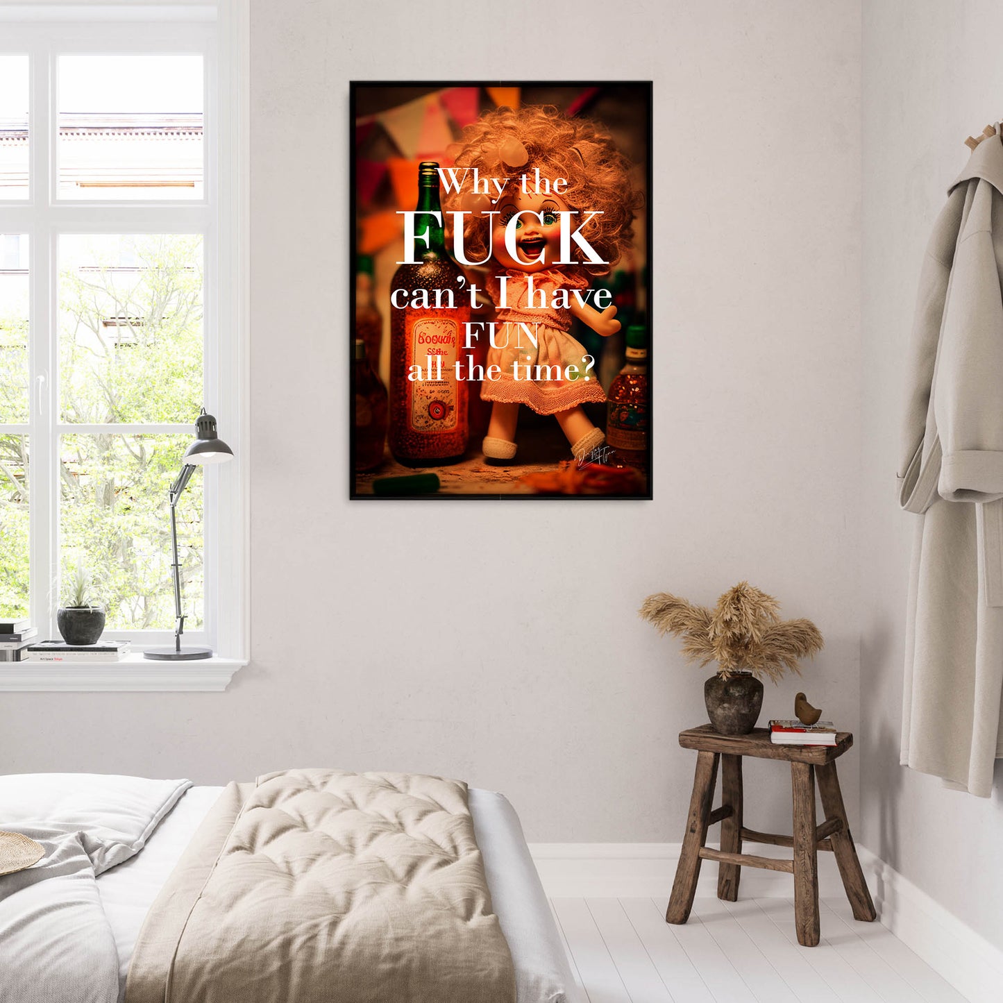 »Why Cant I Have Fun« retro poster
