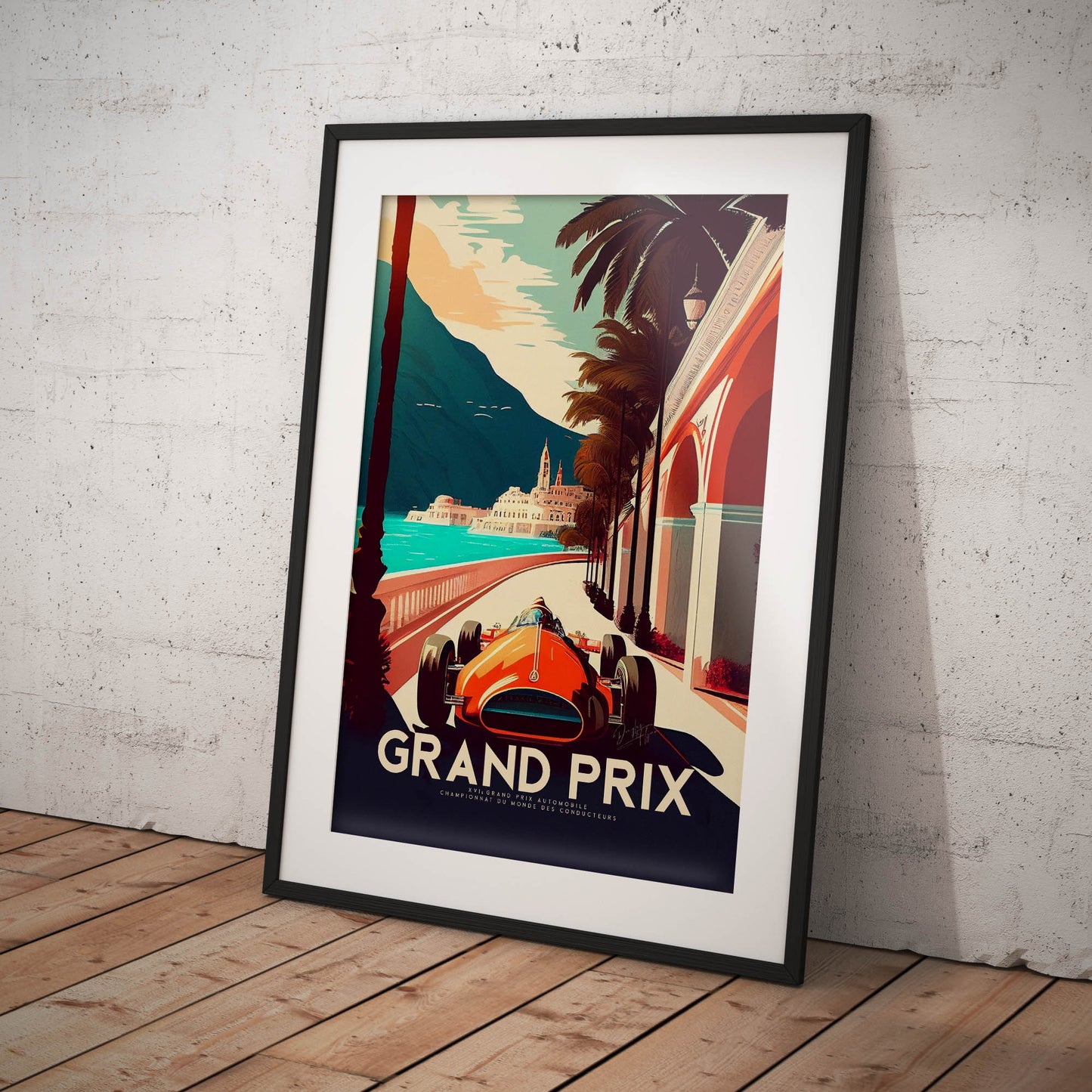 »Vintage Victory Run« retro poster